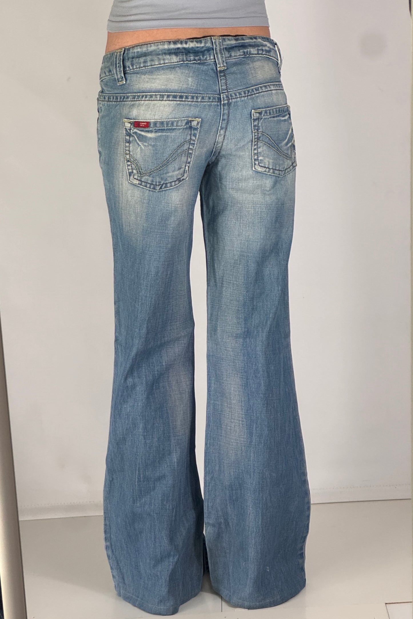 Lågmidjade jeans stl: S