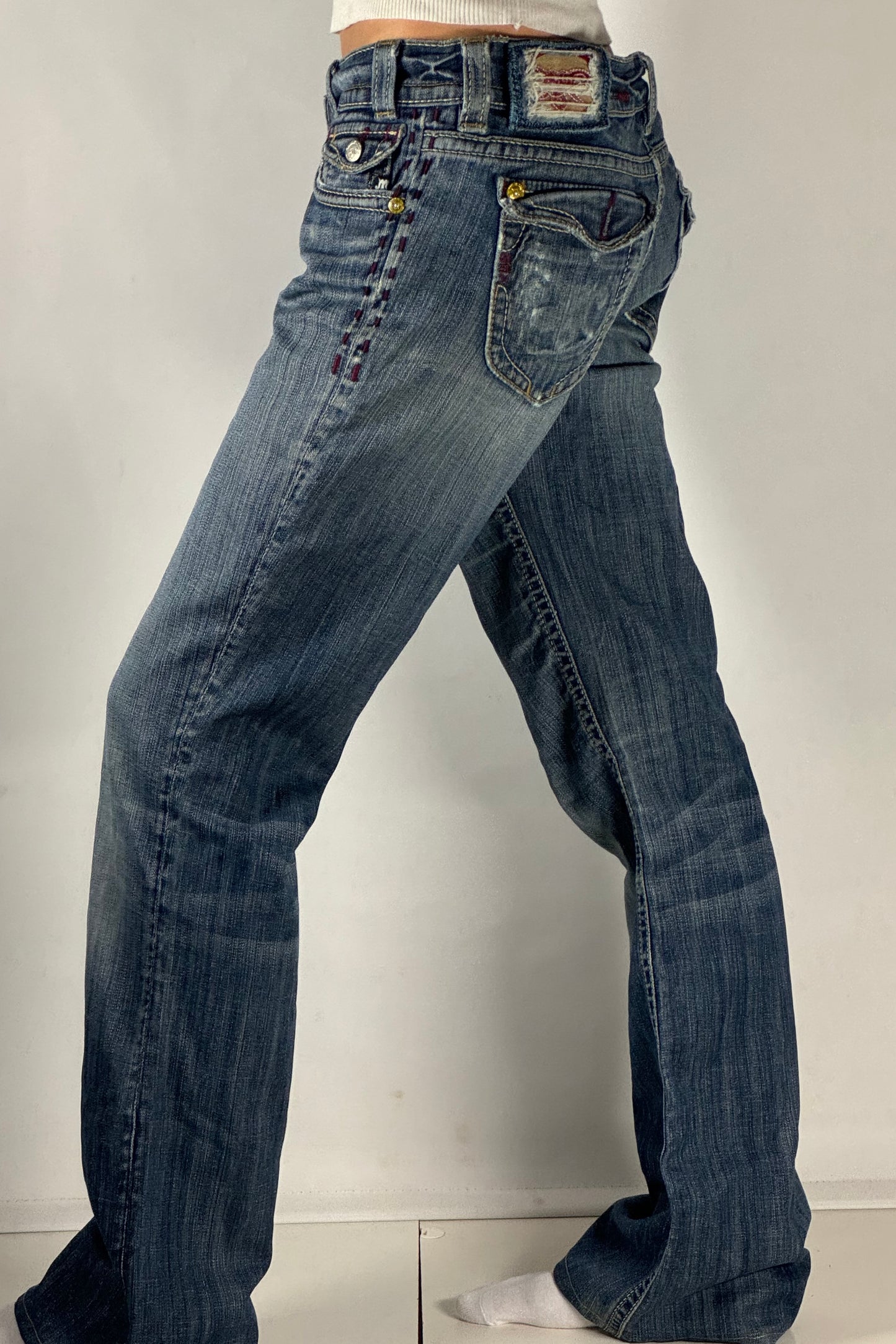 Lågmidjade jeans stl: S/M