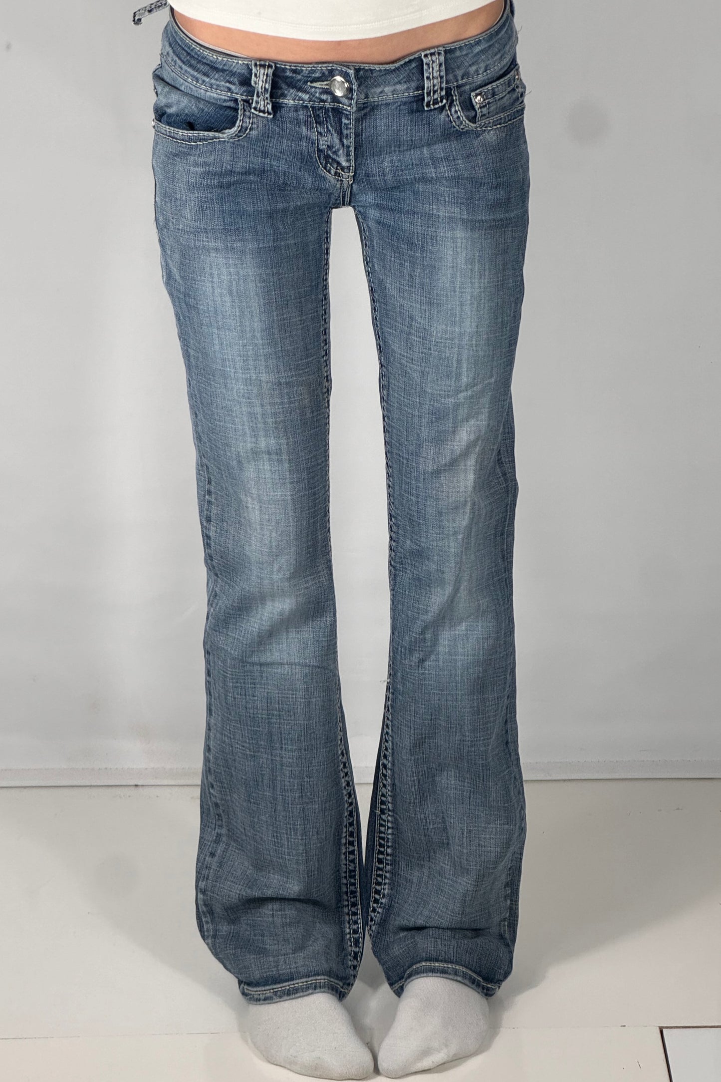 Lågmidjade jeans stl: XS/S
