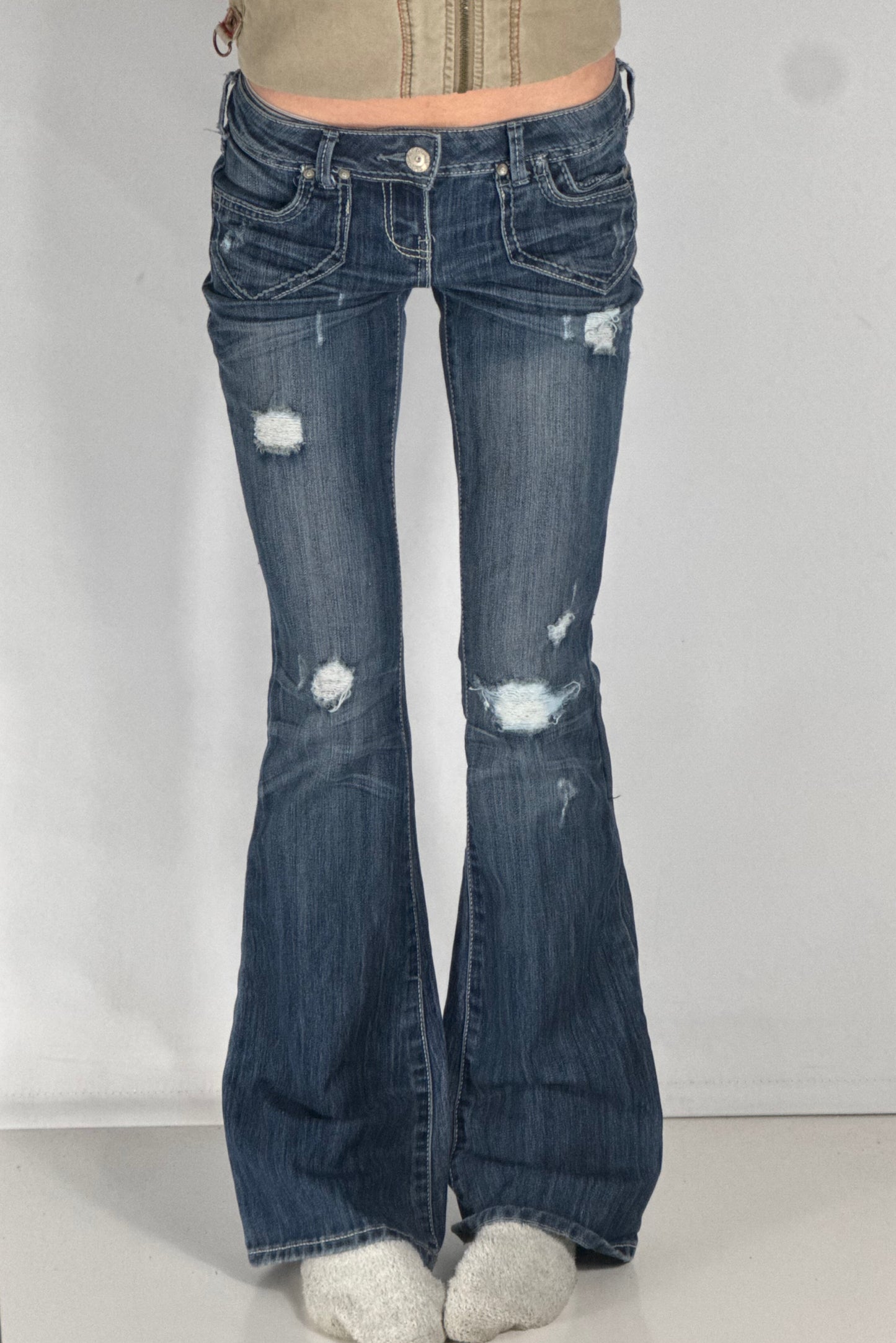 Lågmidjade jeans stl: S