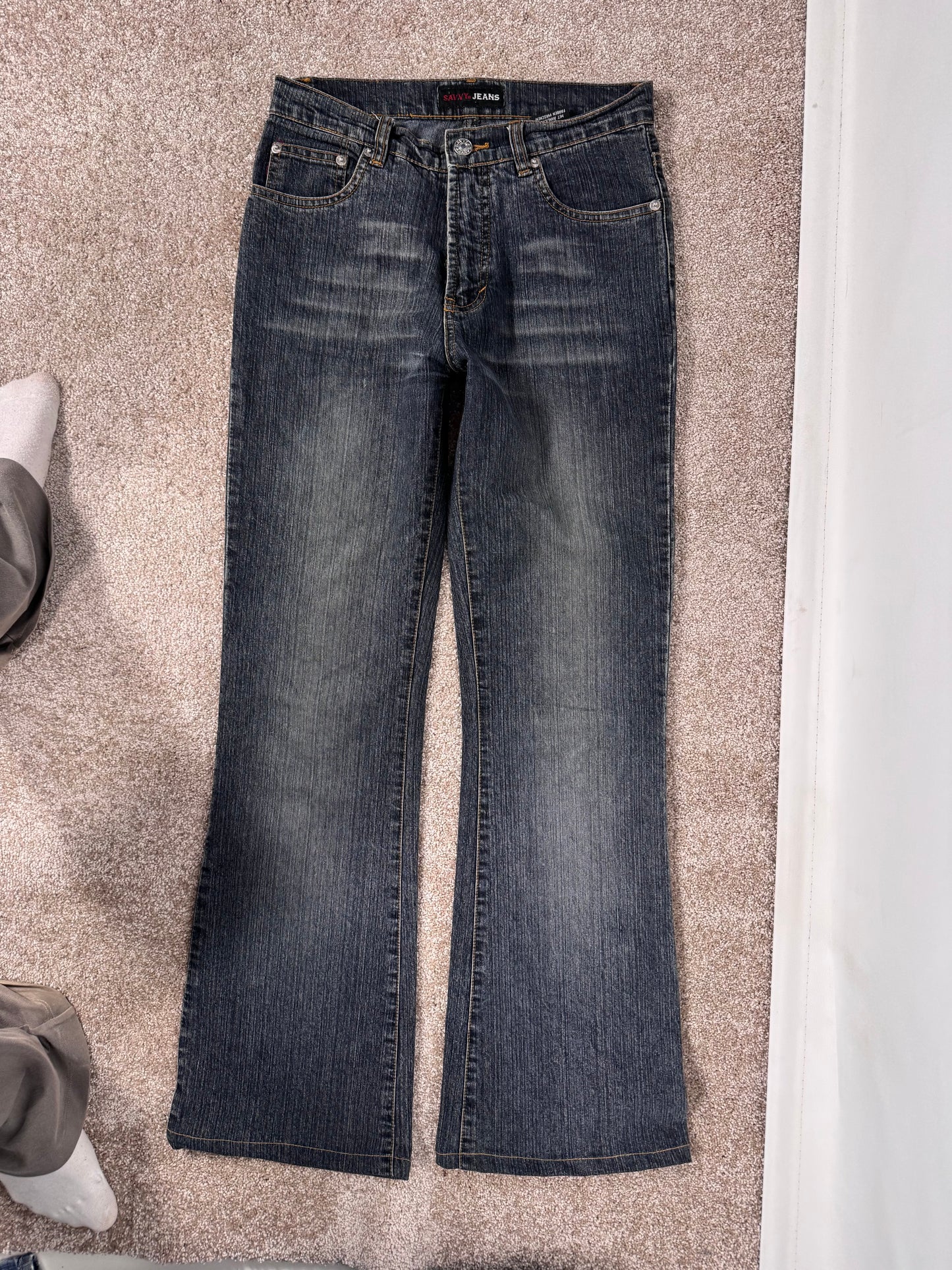 Utsvingte jeans str: XXS