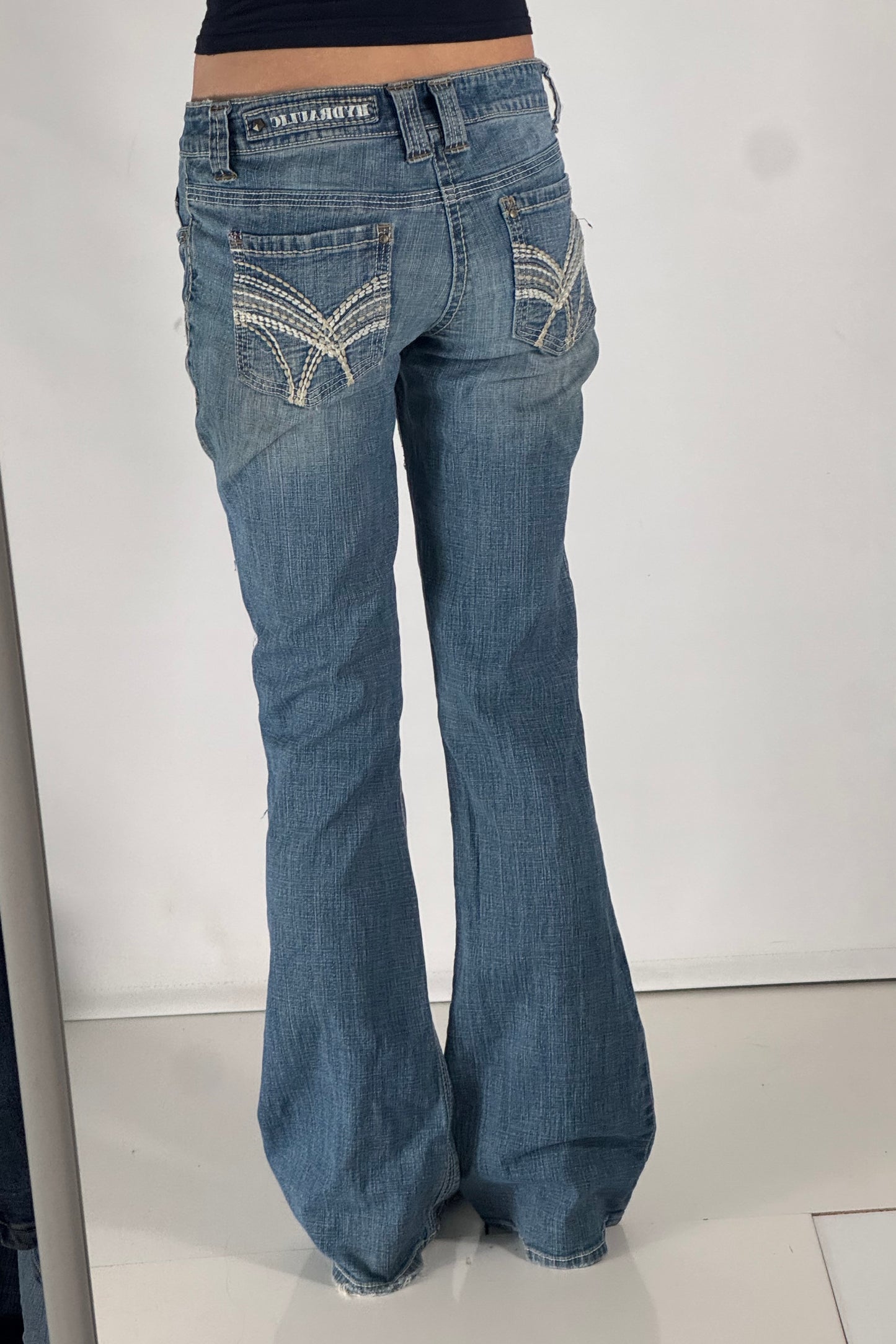 Lågmidjade jeans stl: S