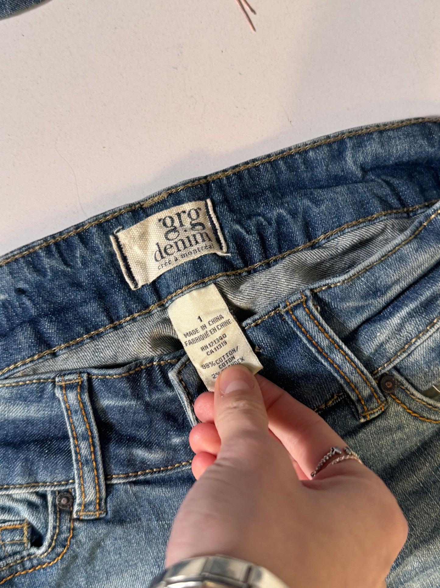 Lågmidjade jeans stl: XXS