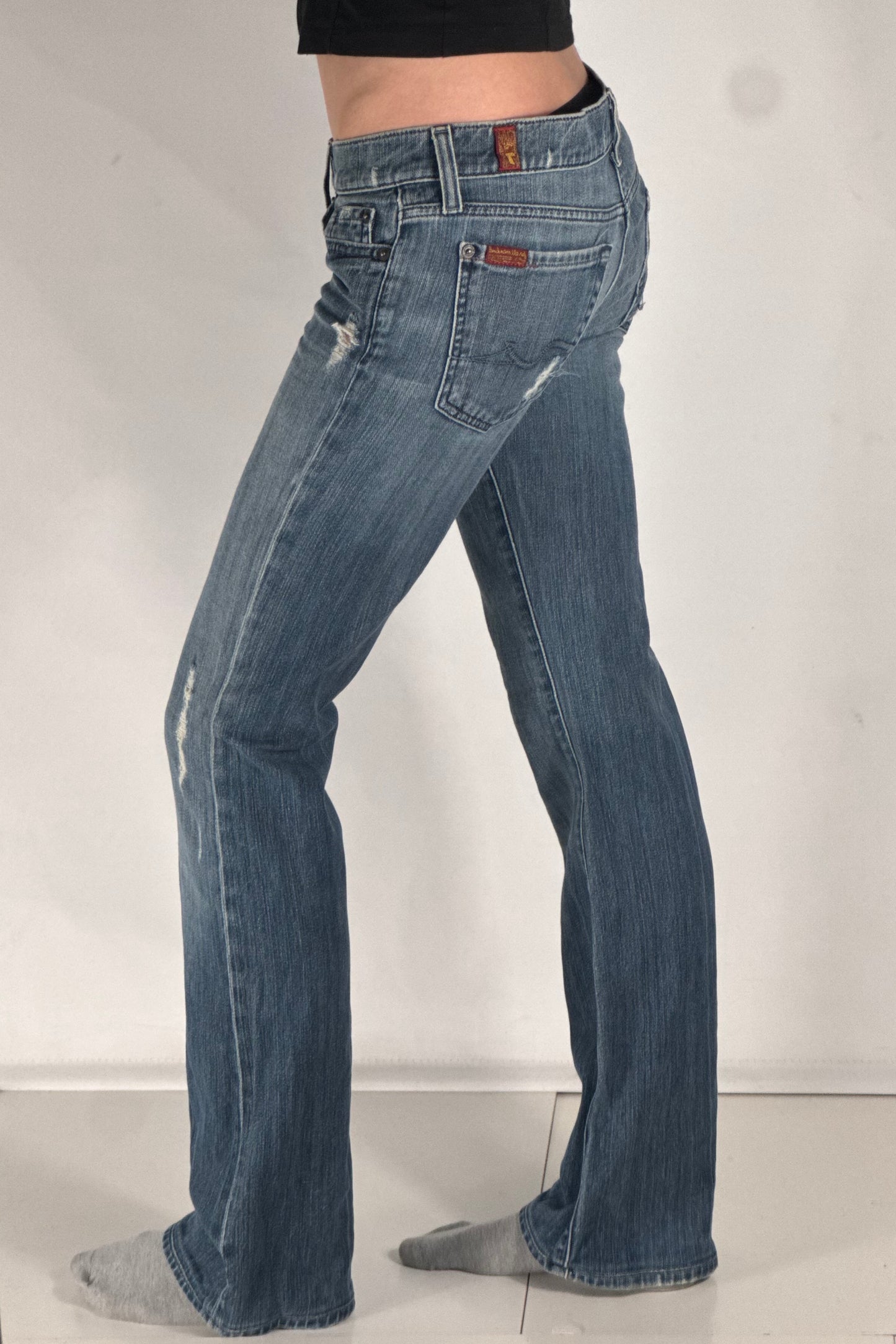 Lågmidjade jeans stl: S