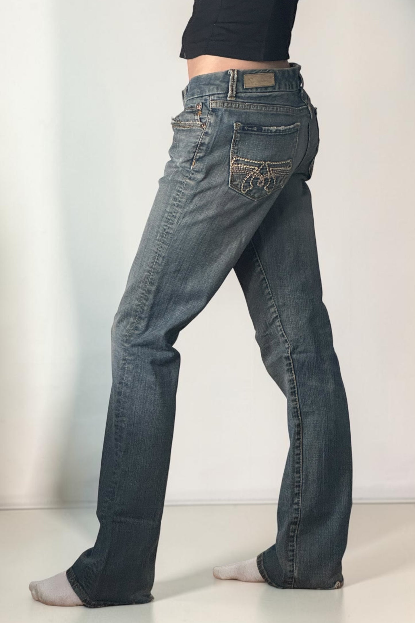Lågmidjade jeans stl: S