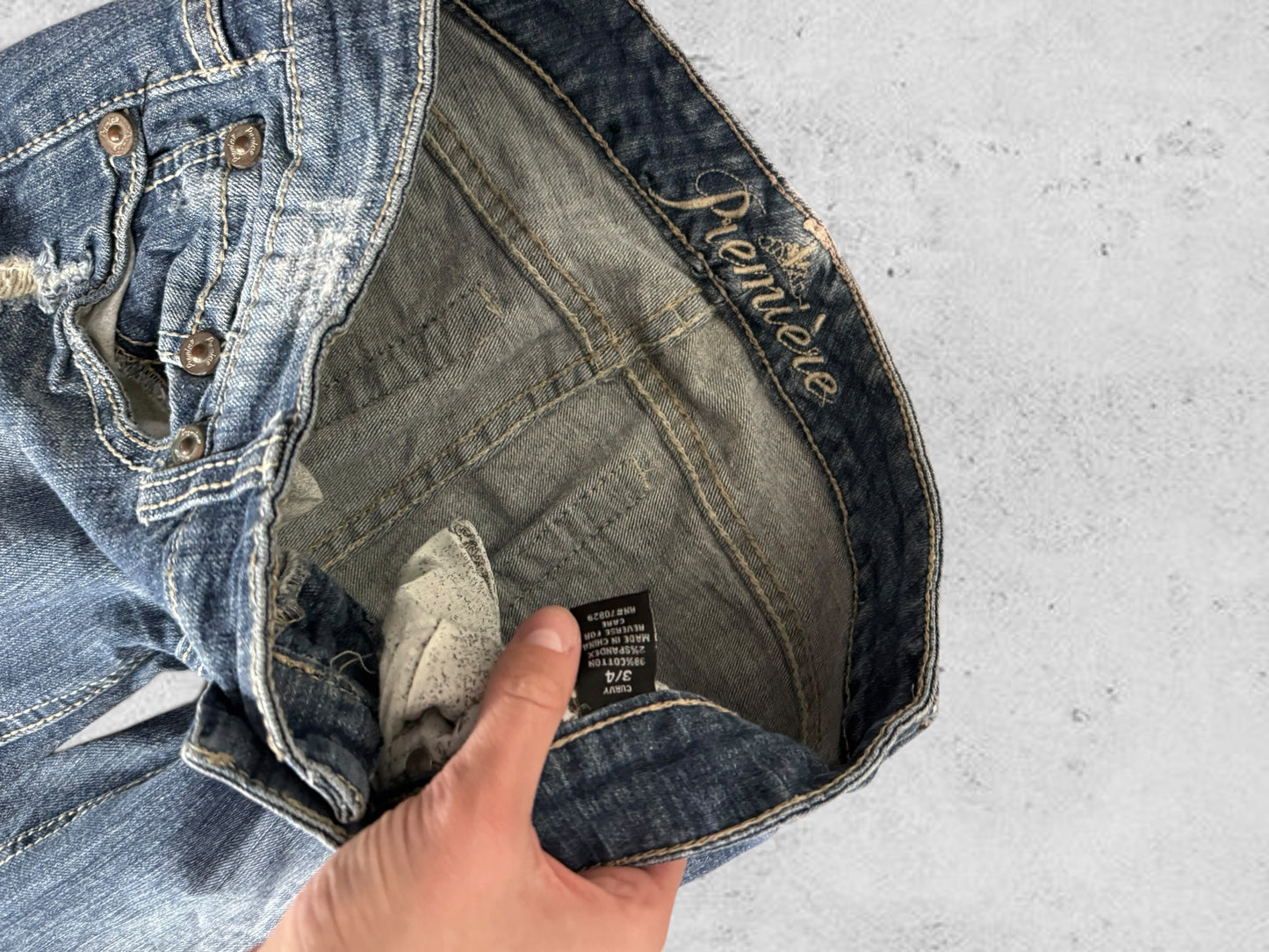 Lågmidjade jeans stl: XS
