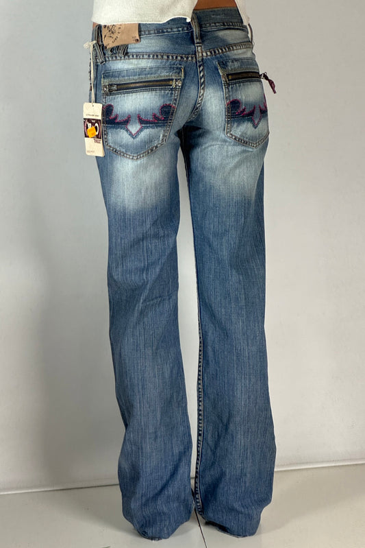 Lågmidjade jeans stl: XS