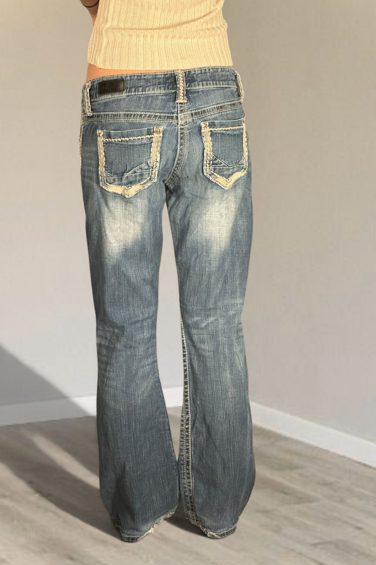 Lågmidjade jeans stl: S