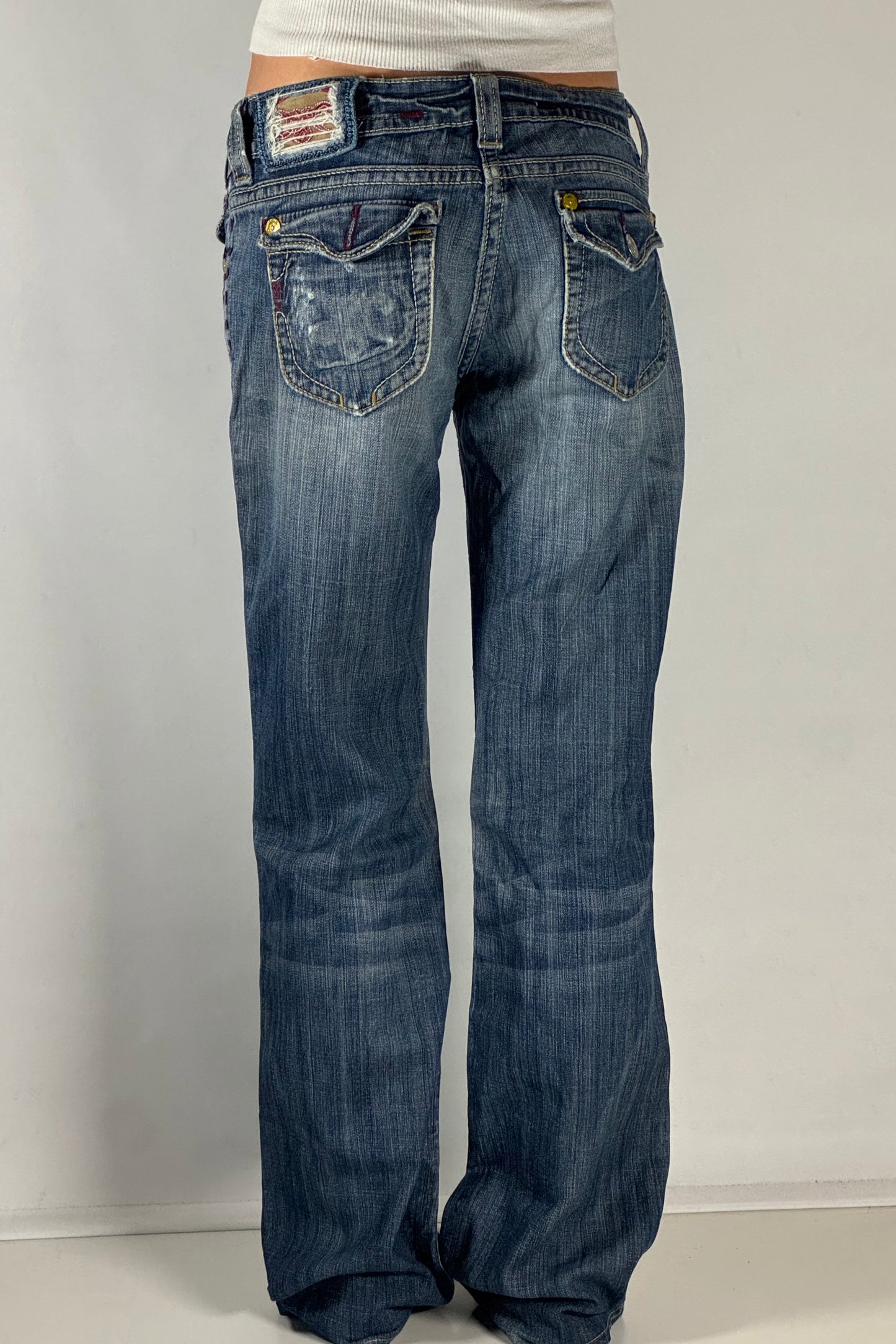 Lågmidjade jeans stl: S/M