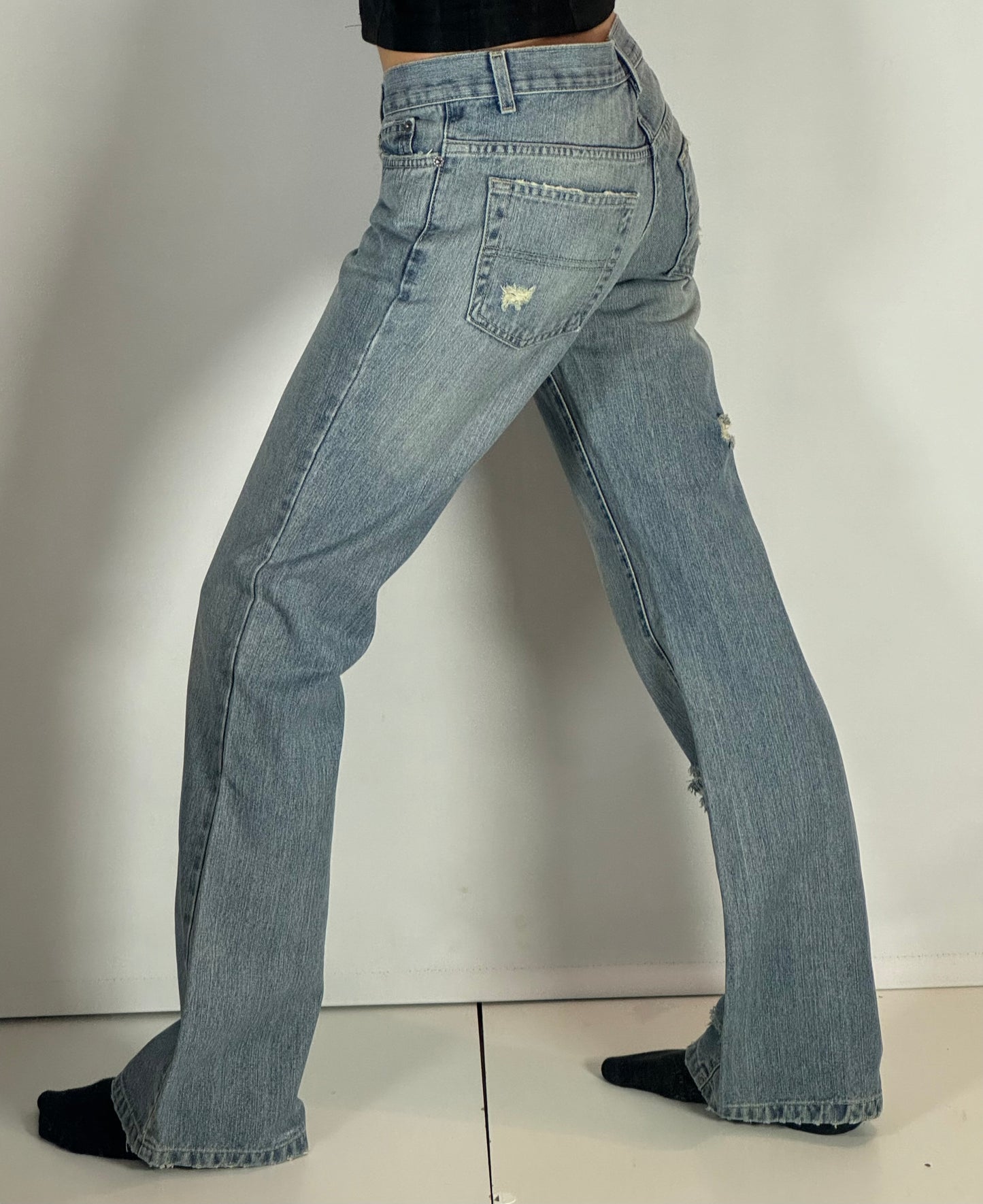 Lågmidjade jeans stl: S