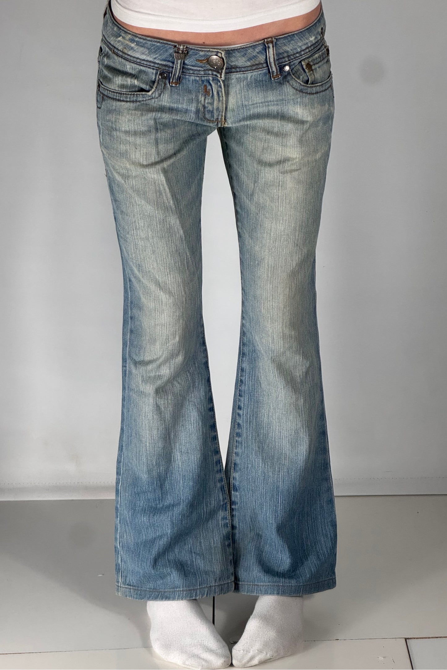 Lågmidjade jeans stl: S