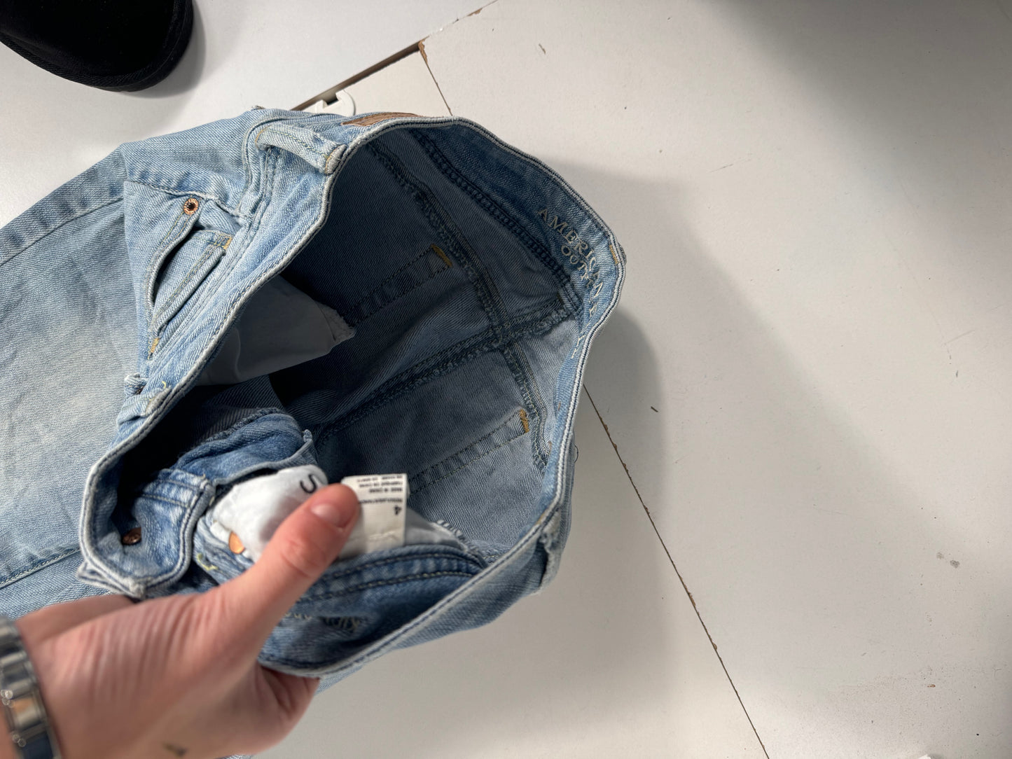 Lågmidjade jeans stl: S