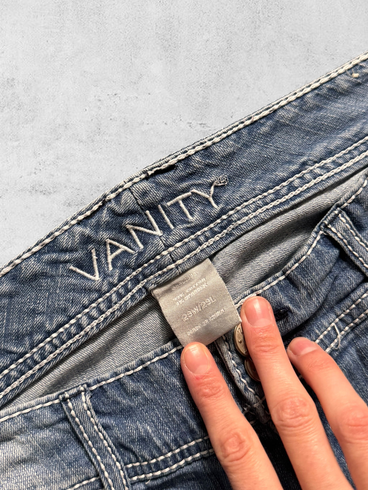 Lågmidjade jeans stl: S/M