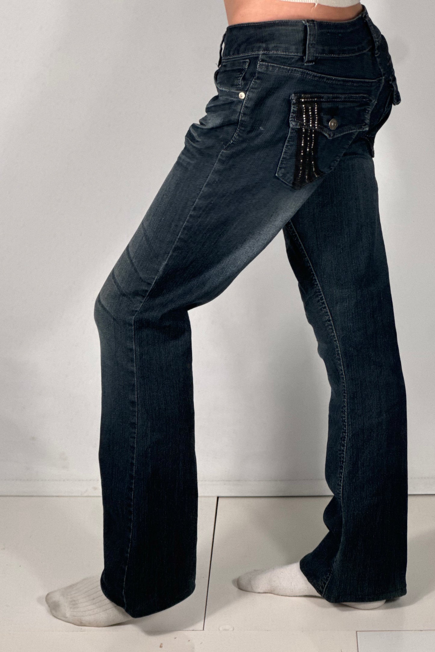 Lågmidjade jeans stl: M