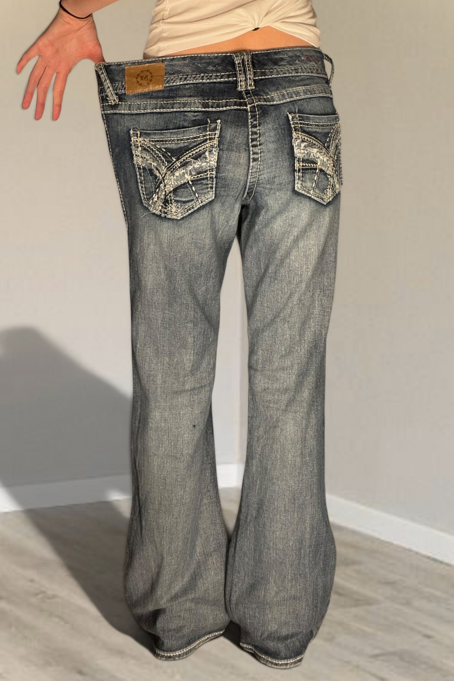Lågmidjade jeans stl: M