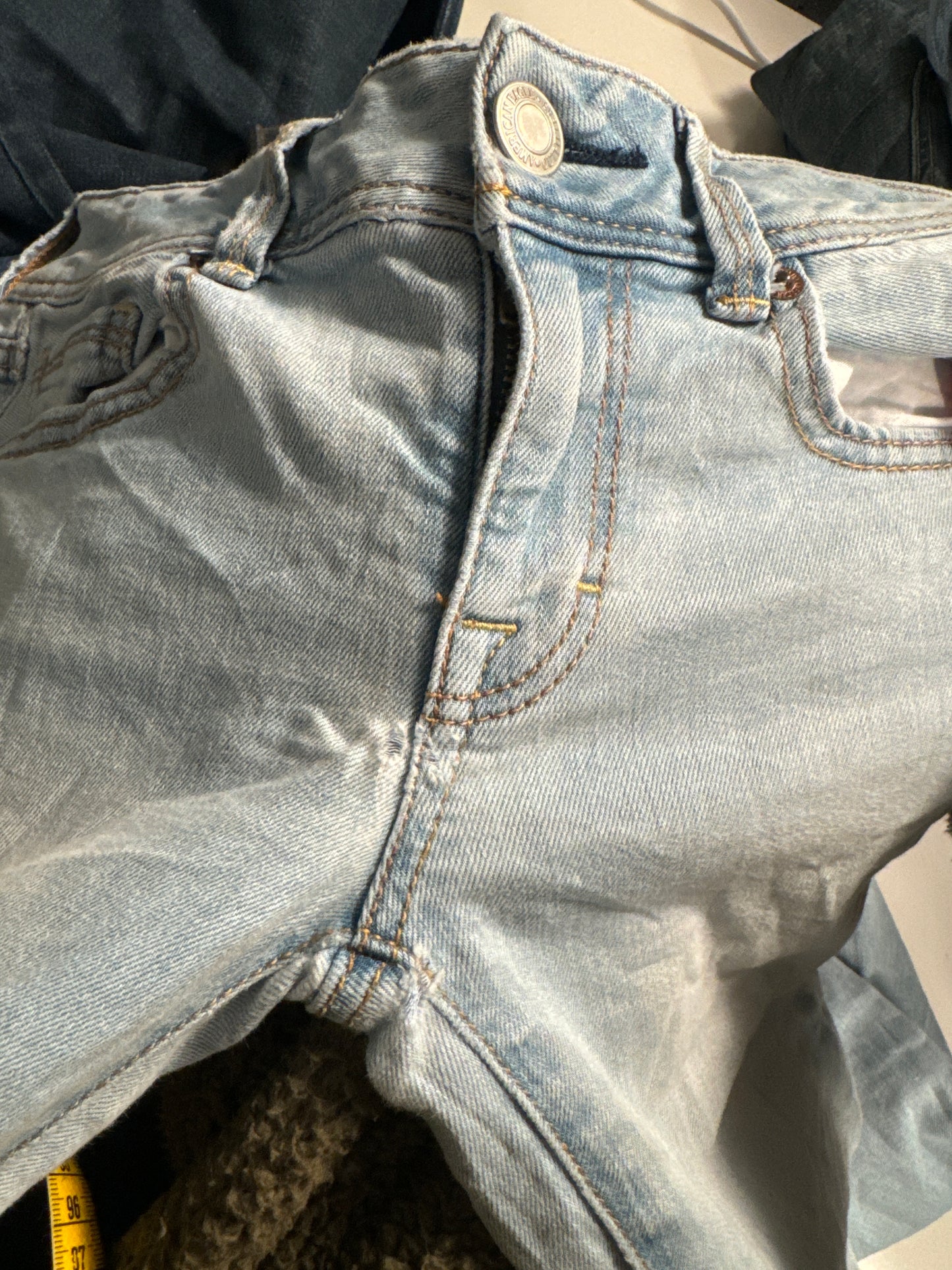 Lavlivede jeans str: XS
