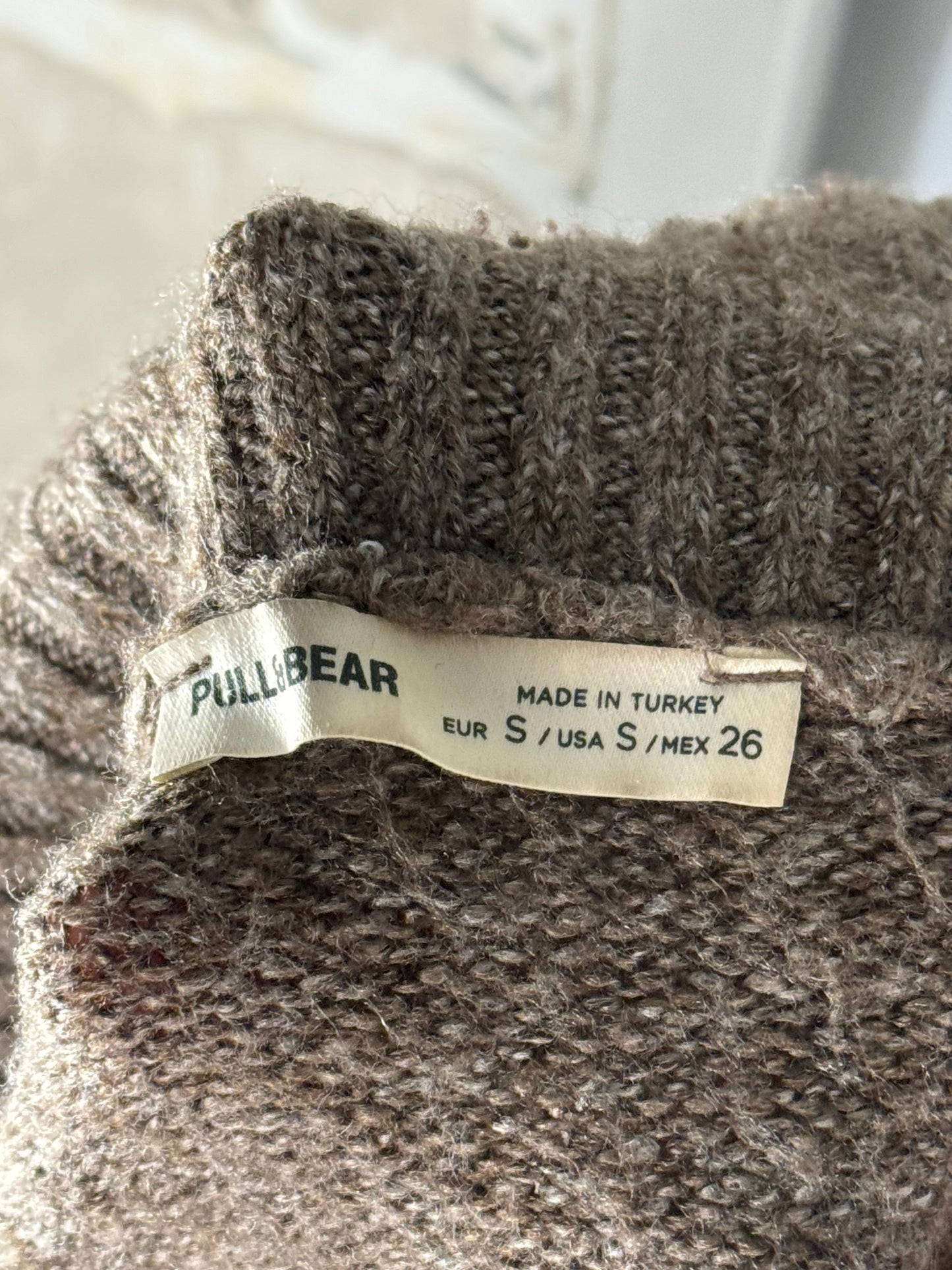 Off shoulder tröja stl: S