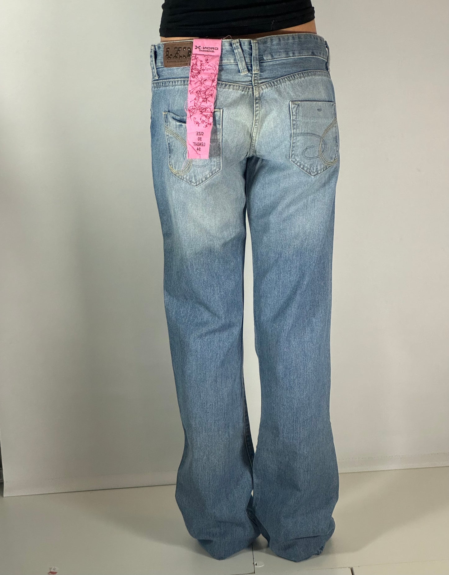 Lågmidjade jeans stl: S/M