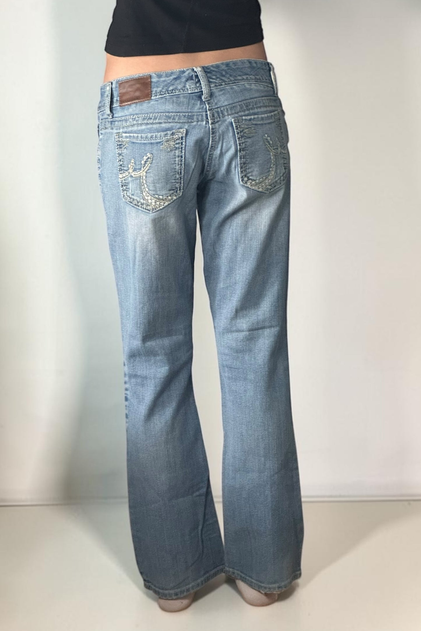 Lågmidjade jeans stl: