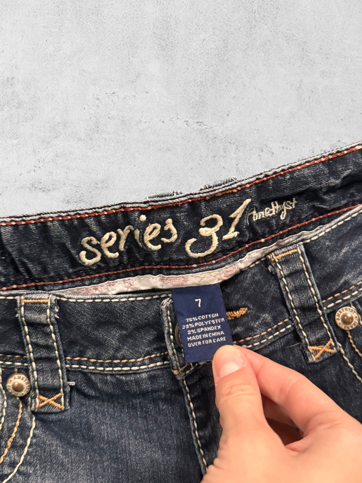 Lågmidjade jeans stl: S