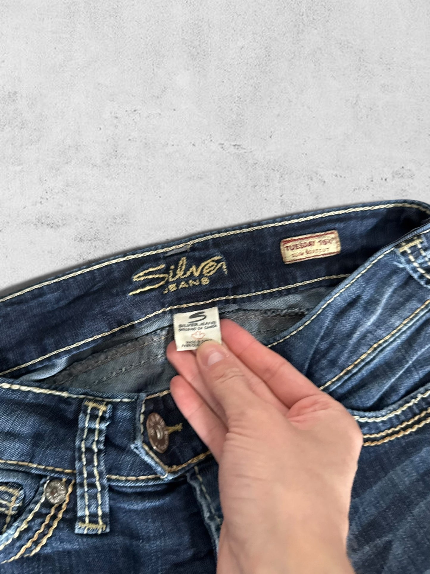 Lågmidjade jeans stl: XS