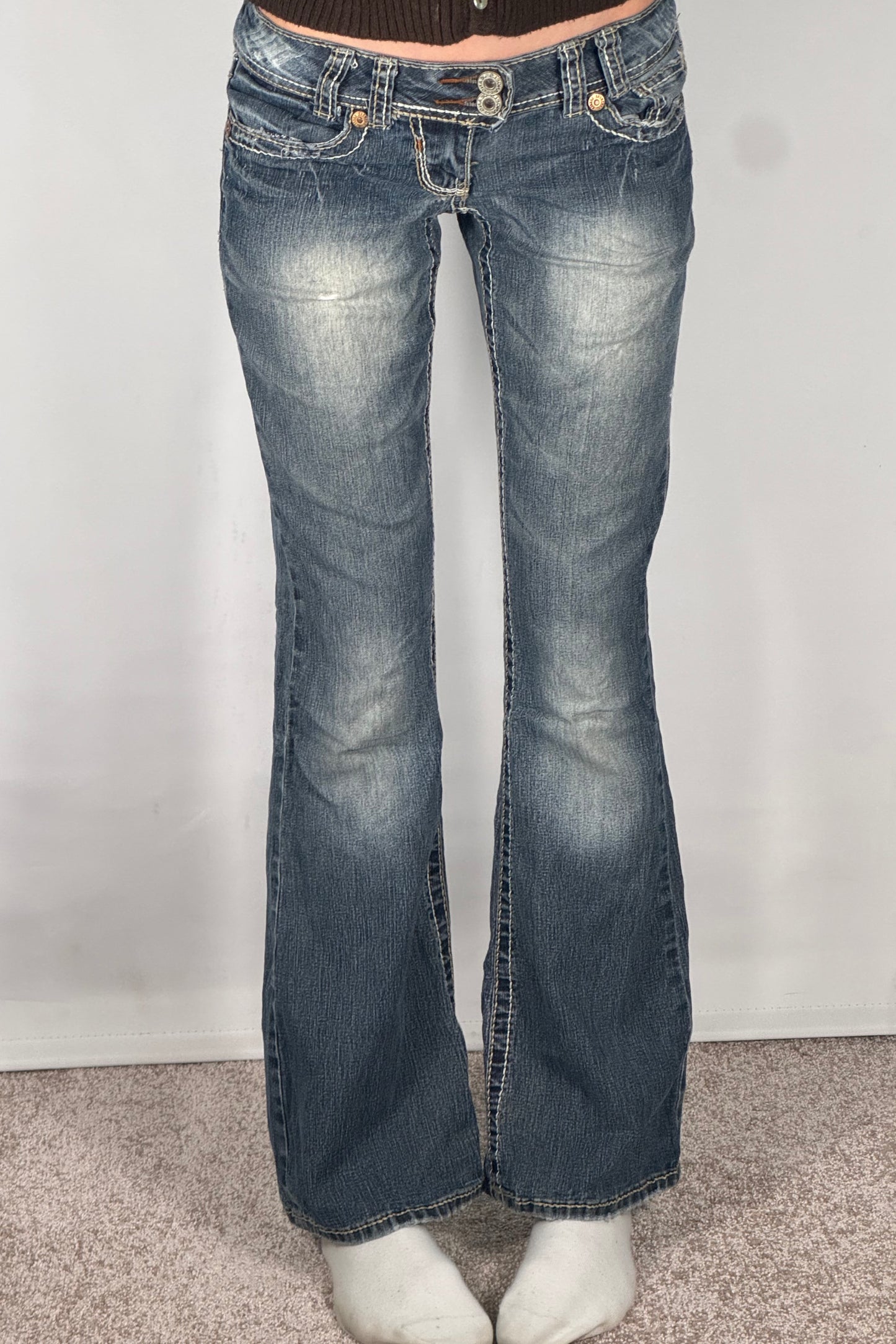 Lavtaljede jeans str: XS