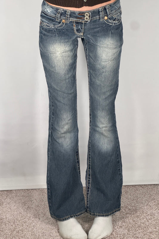 Lavtaljede jeans str: XS