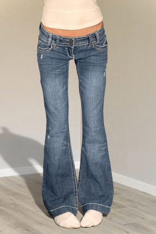 Lågmidjade jeans stl: S