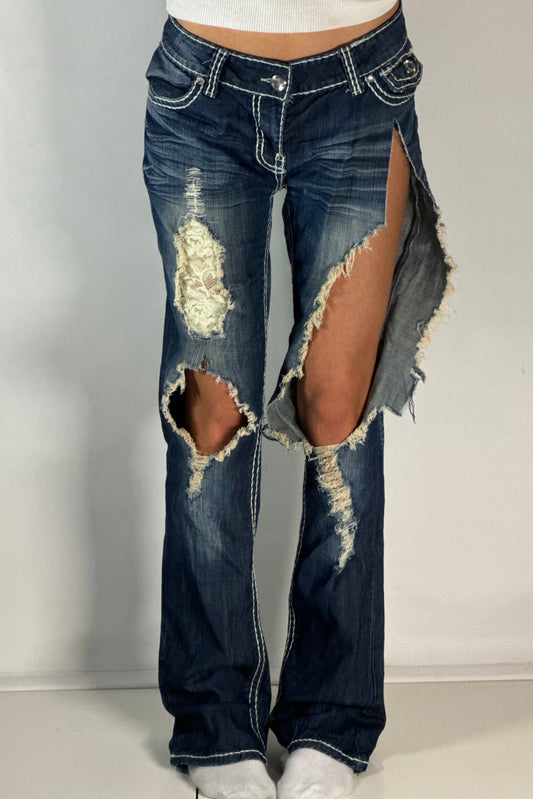 Lågmidjade jeans stl: M