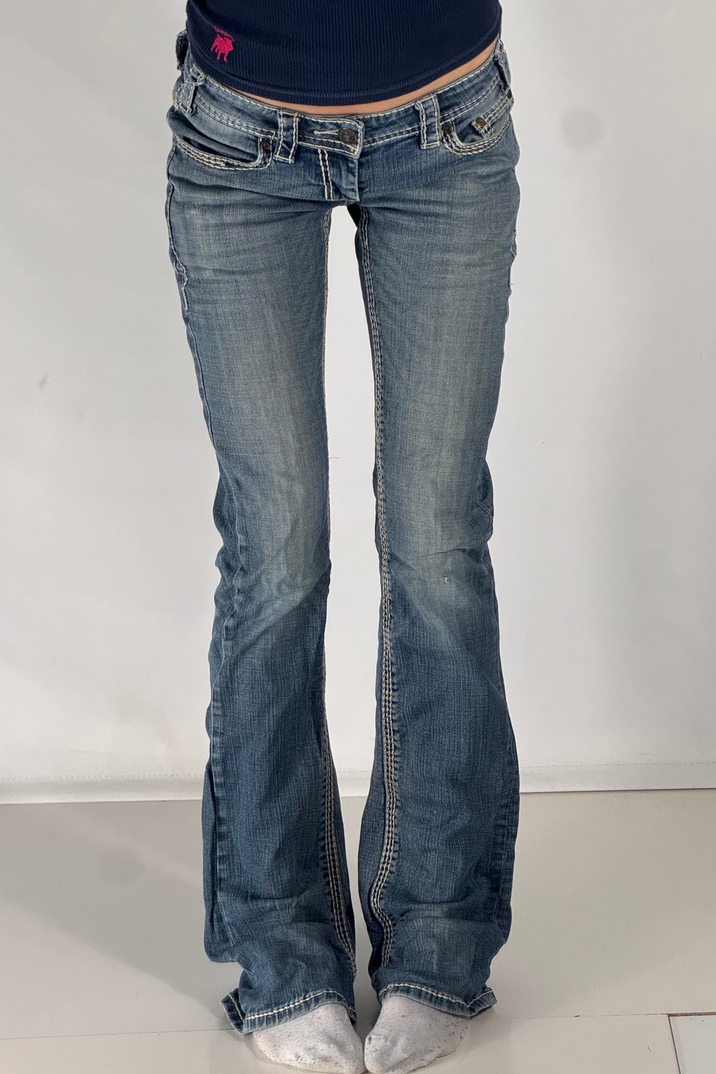 Lågmidjade jeans stl: XS
