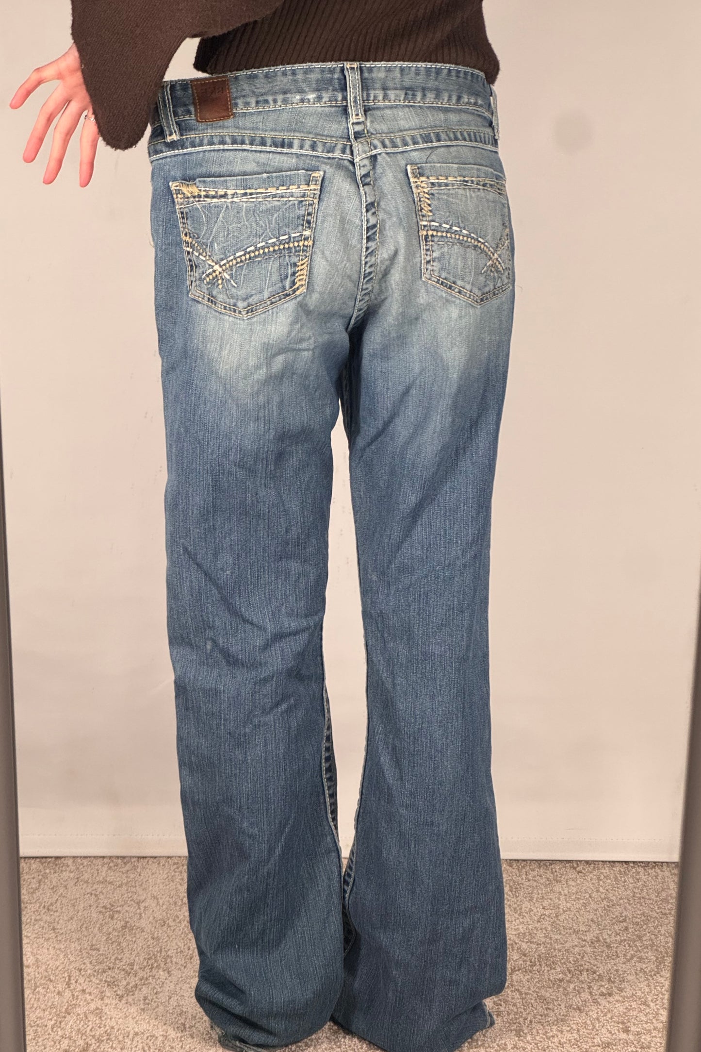 Lågmidjade jeans stl: M
