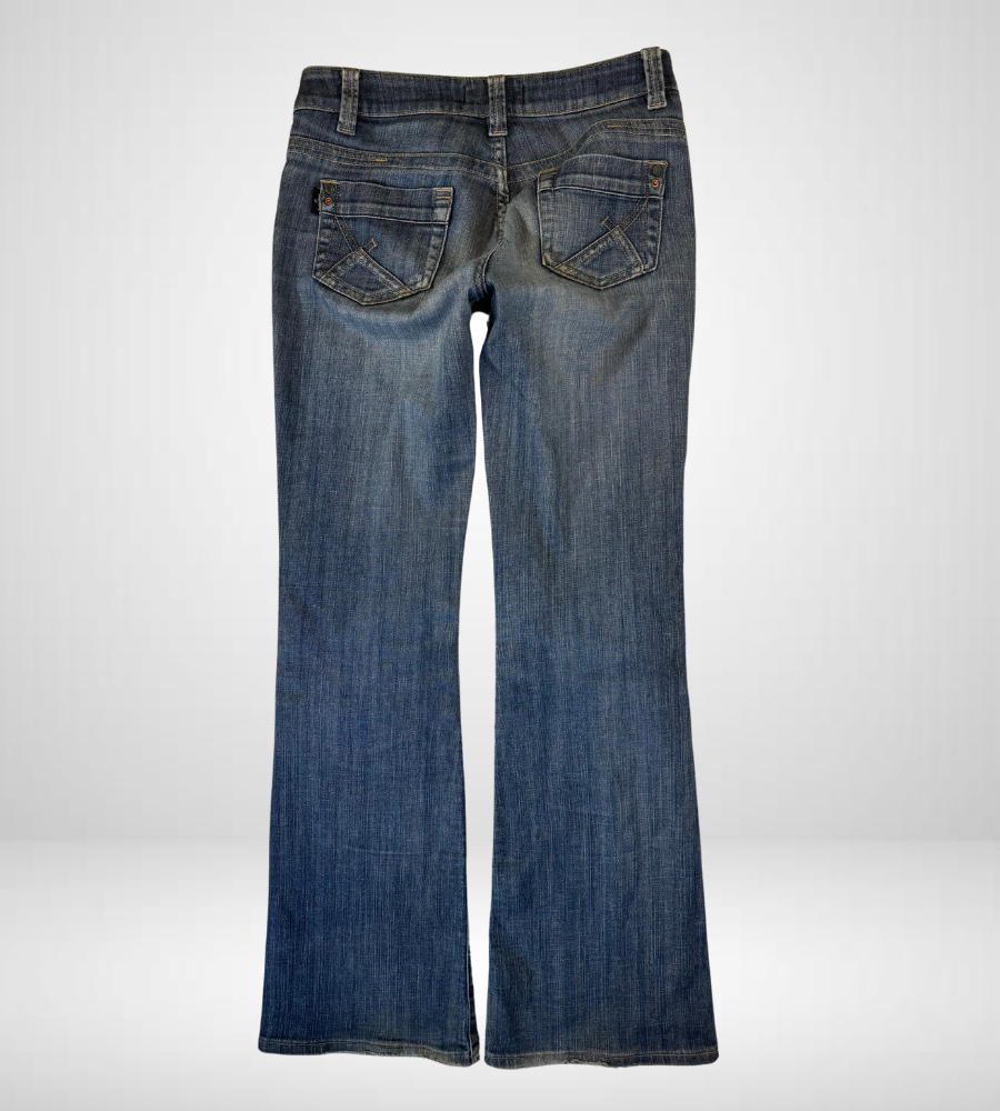 Lågmidjade jeans–stl: XS