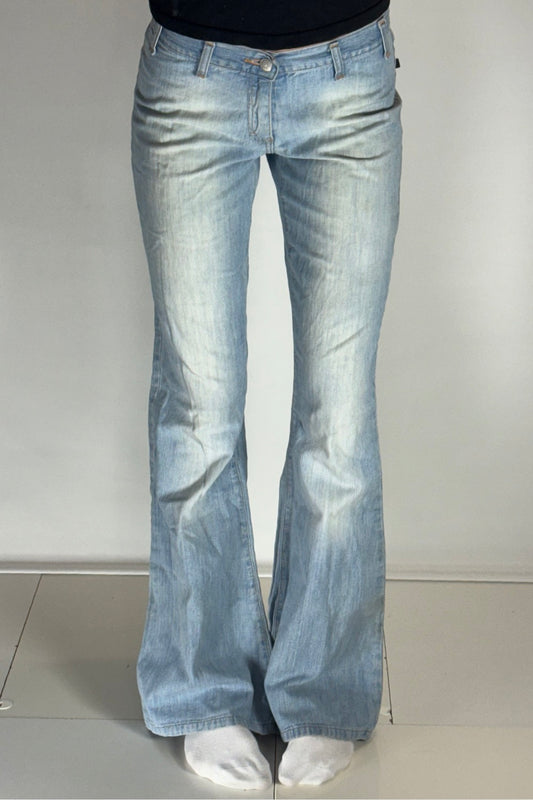 Lågmidjade jeans–stl: XS