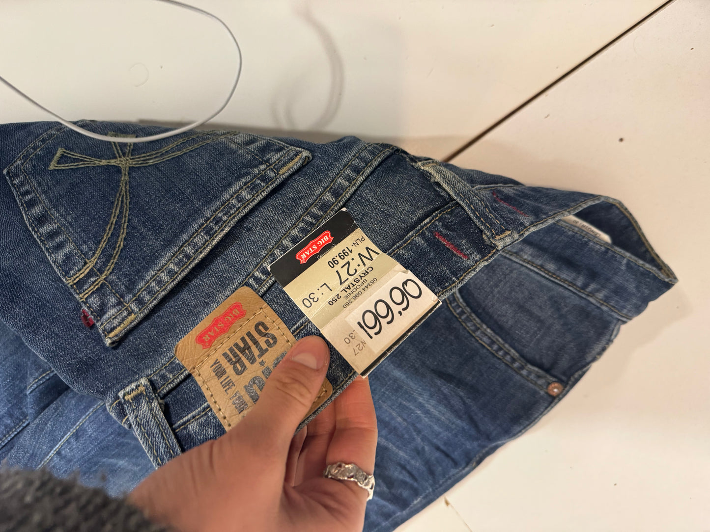 Lågmidjade jeans stl: XXS