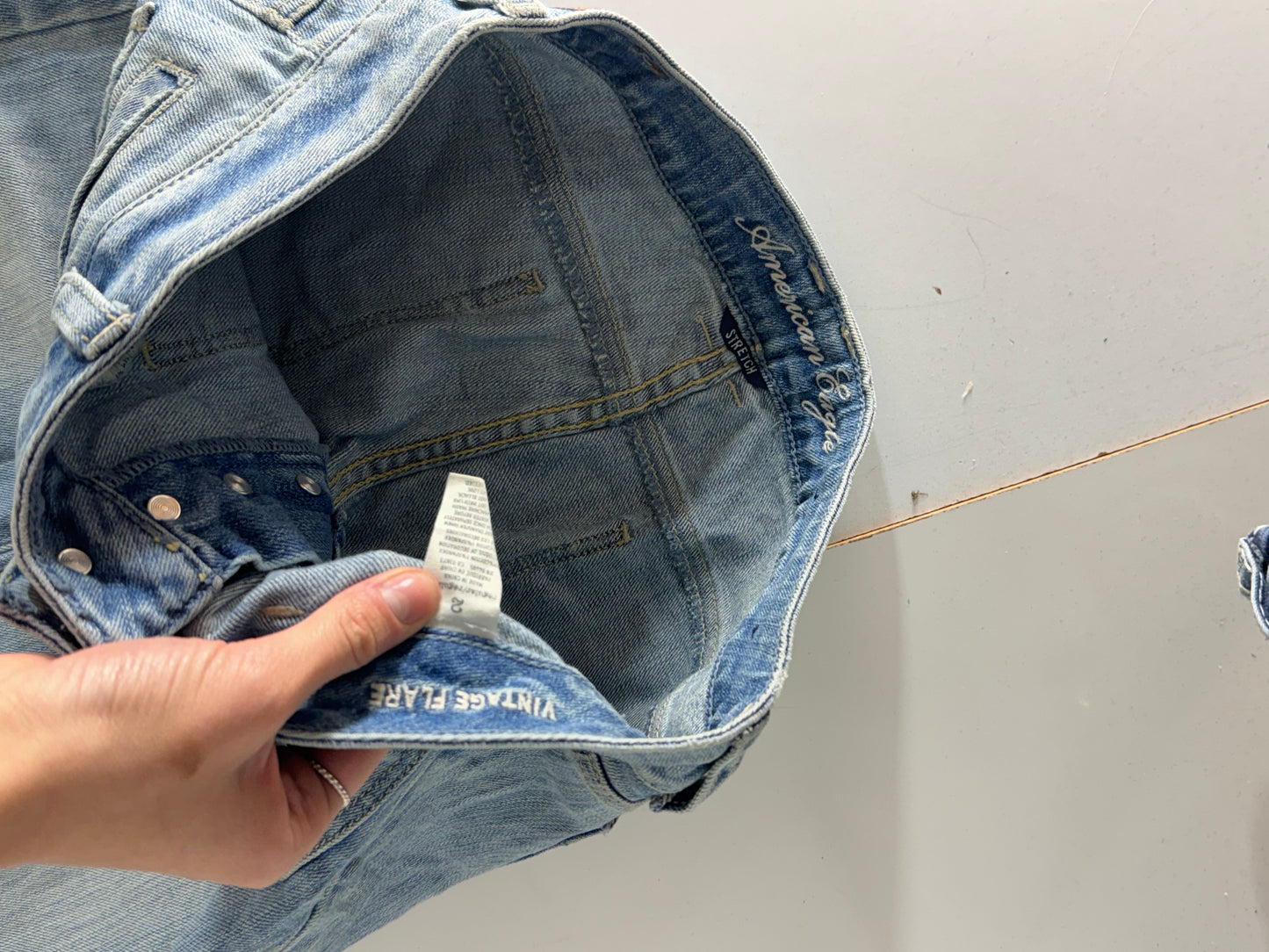 Lågmidjade jeans stl: XS