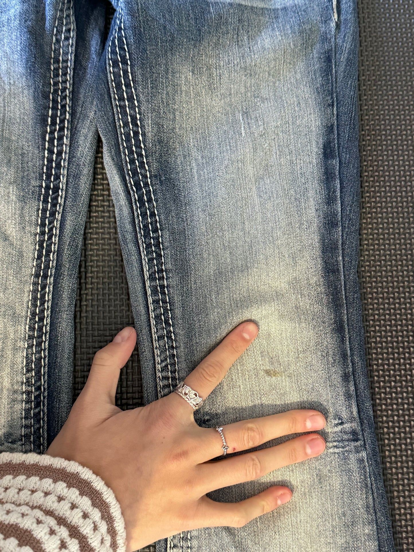 Lågmidjade jeans stl: XS