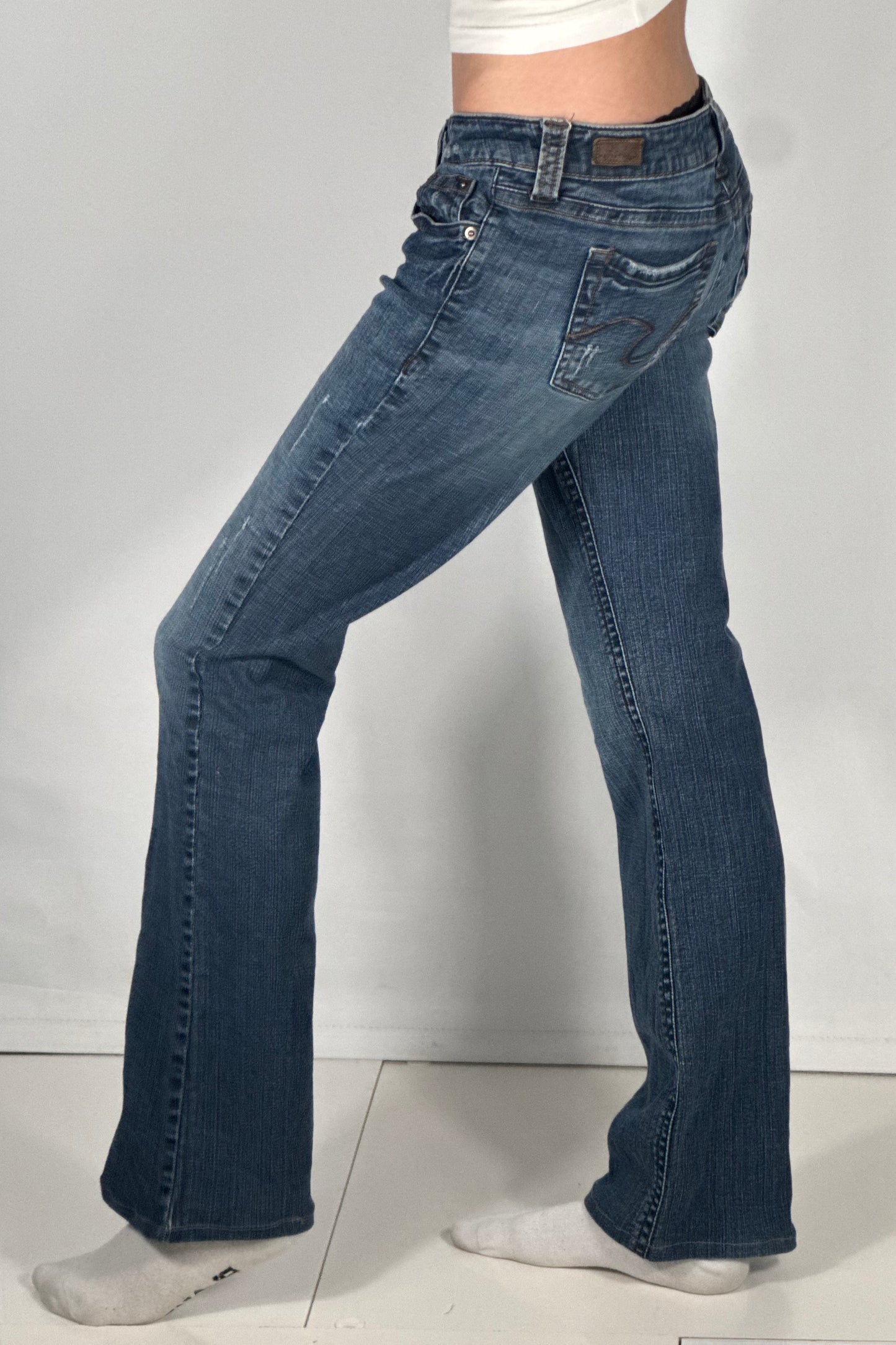 Lågmidjade jeans stl: S