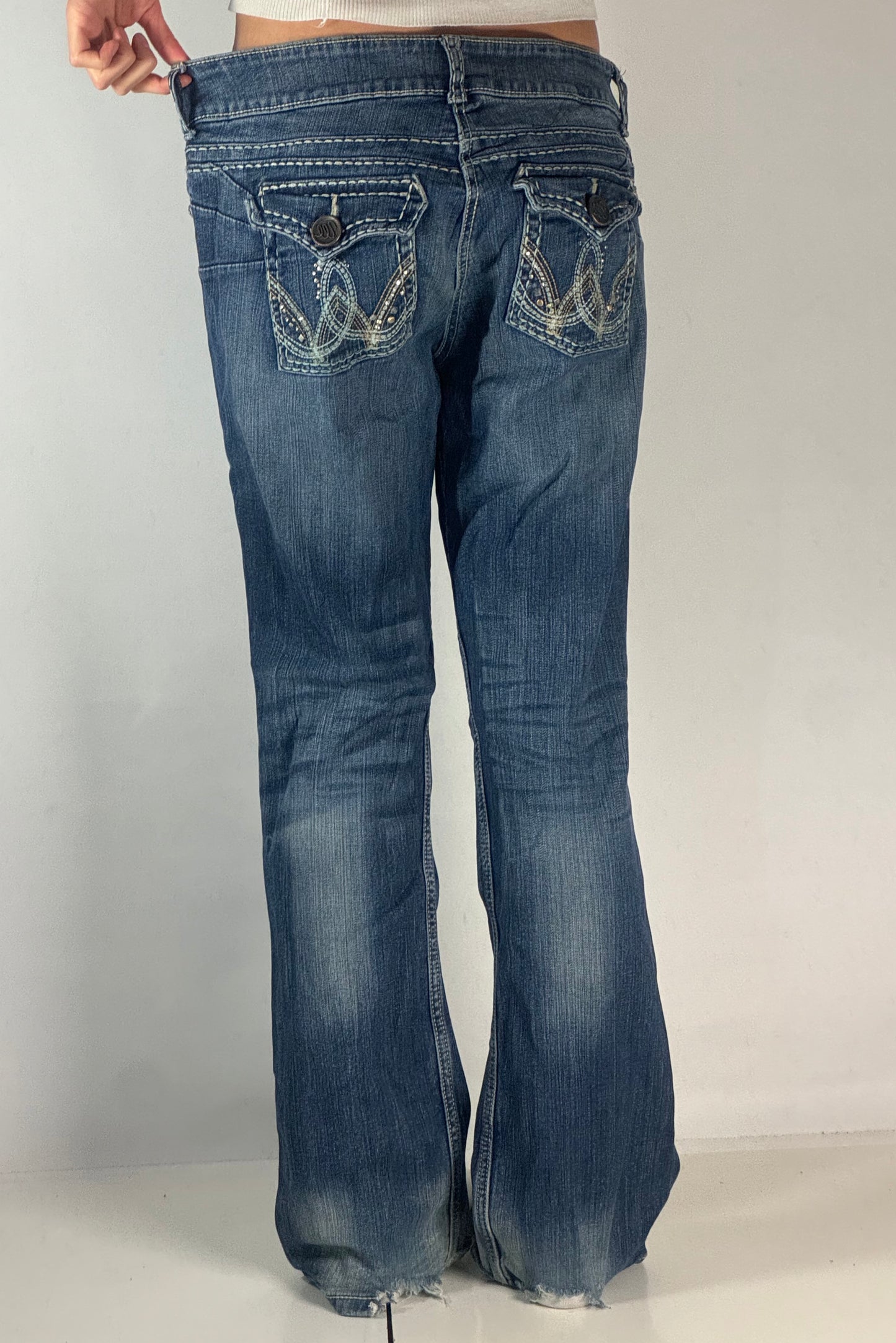 Lågmidjade jeans stl: M