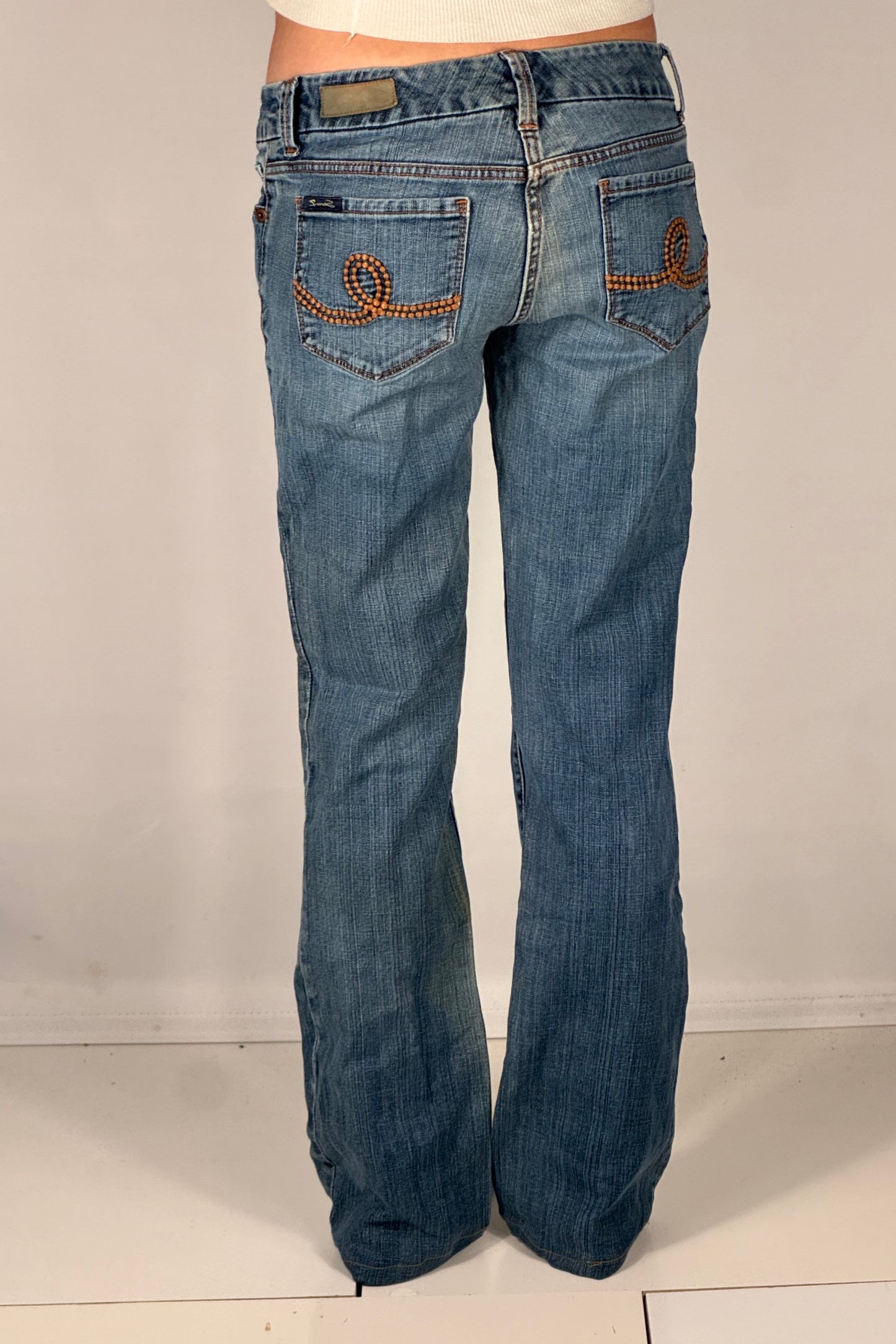 Lågmidjade jeans stl: XS