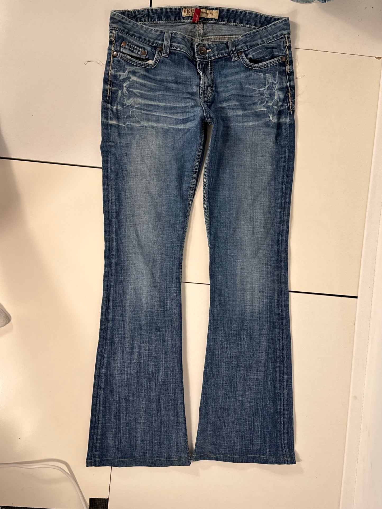 Lågmidjade jeans stl: S/M