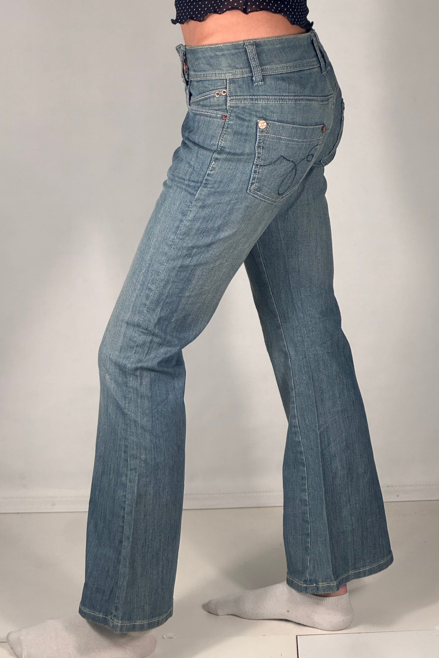 Lågmidjade jeans stl: XXS