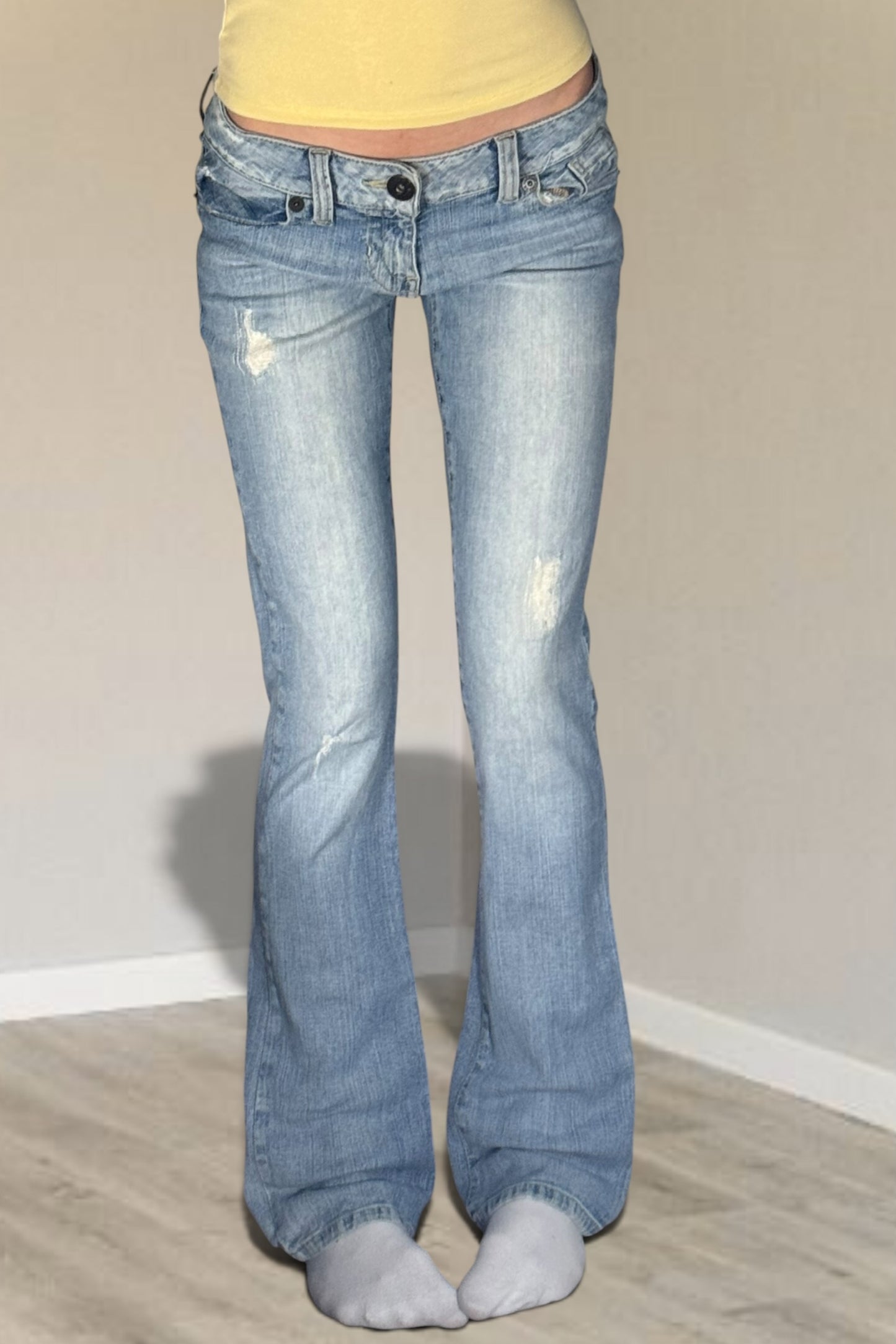 Lågmidjade jeans stl: S