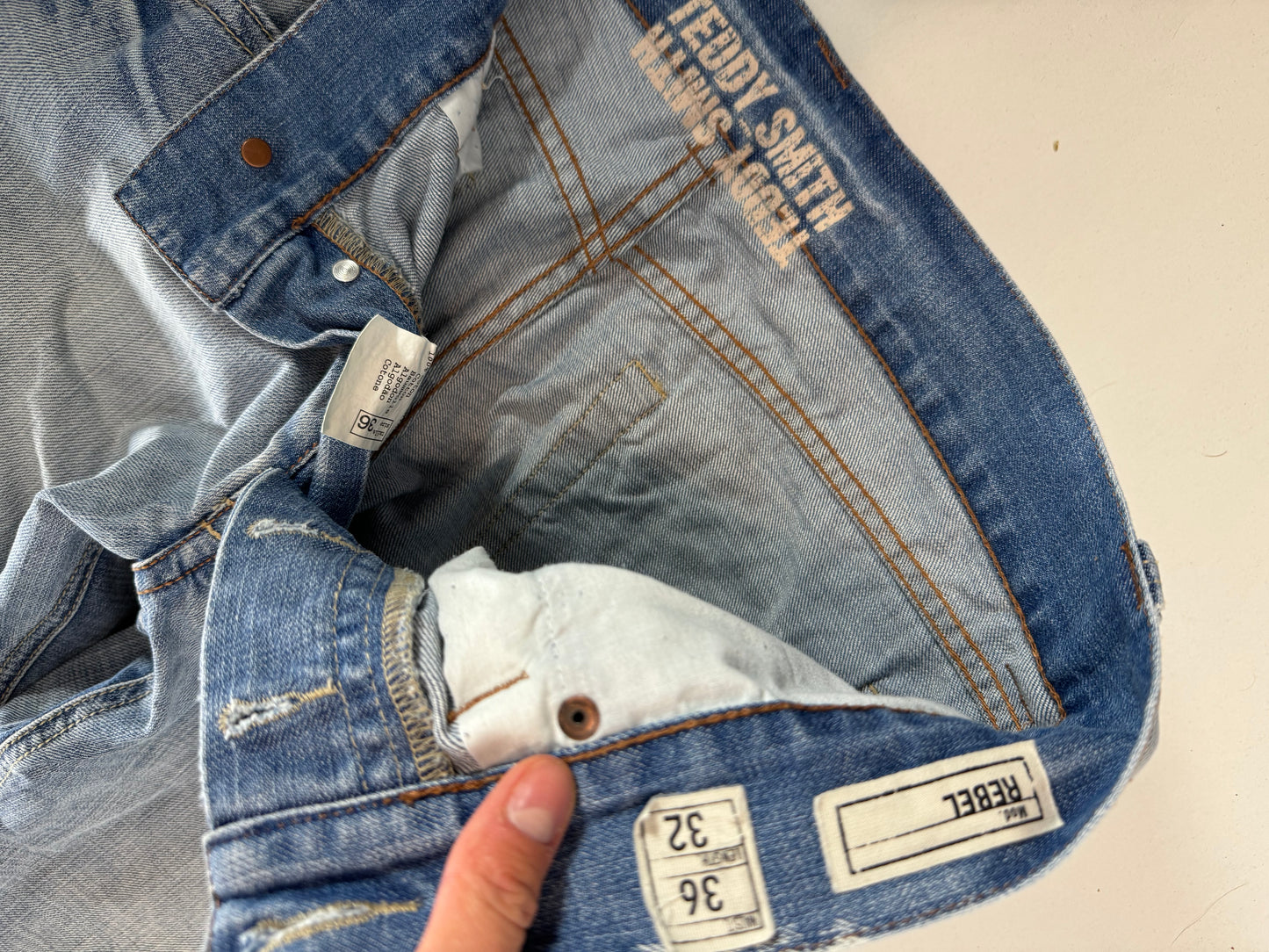Lågmidjade jeans stl: L