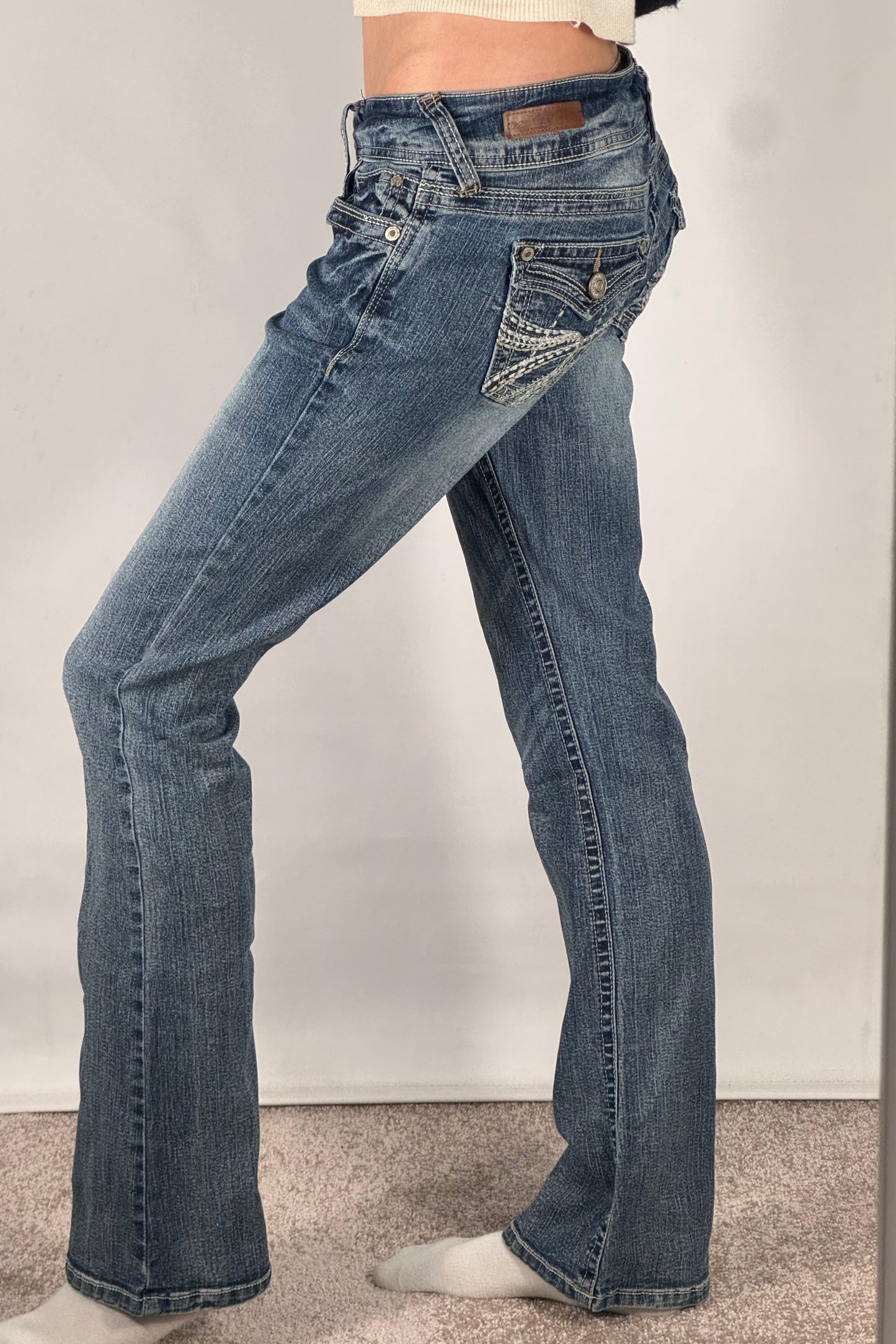 Lavtaljede jeans str: XS
