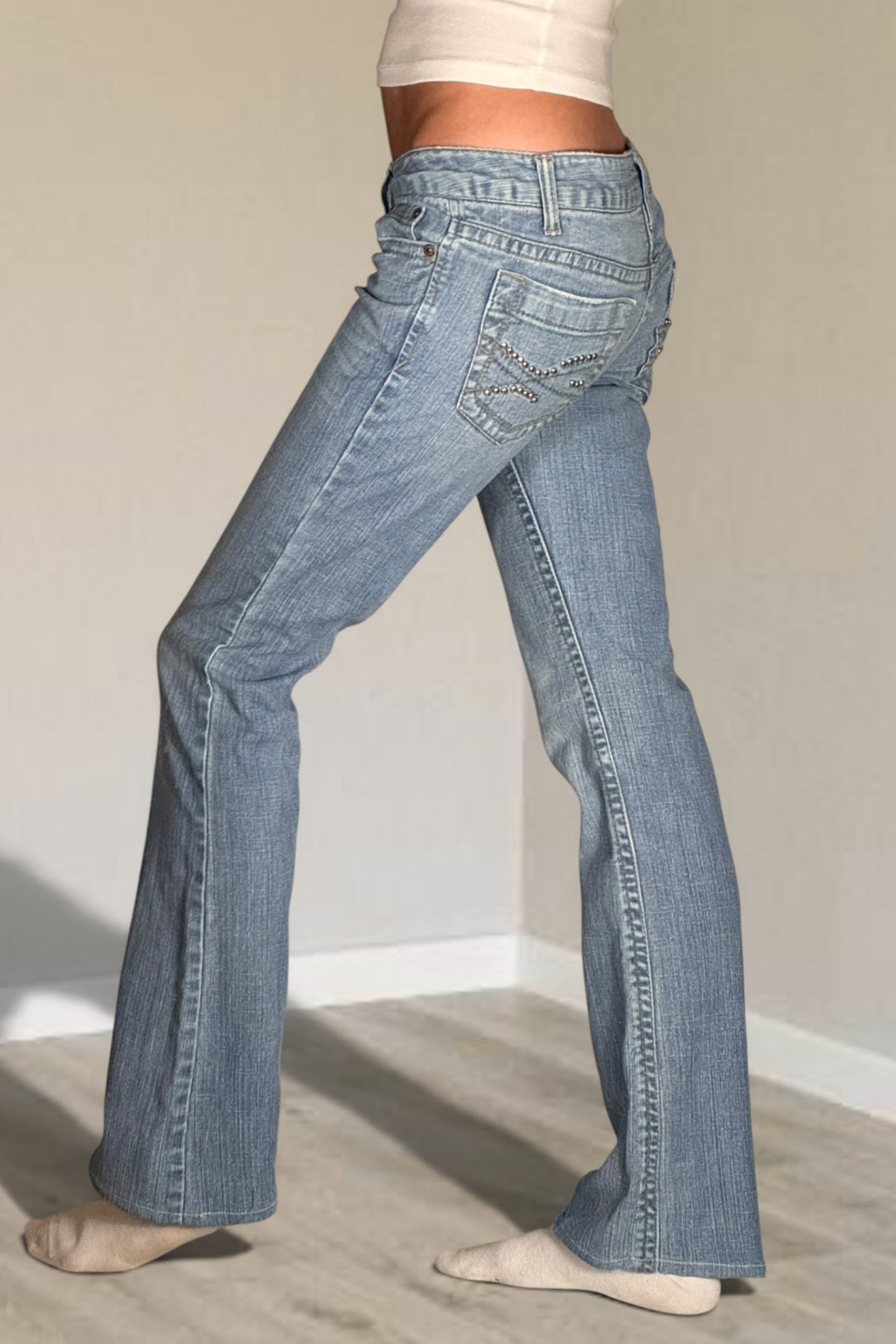 Lågmidjade jeans stl: XS