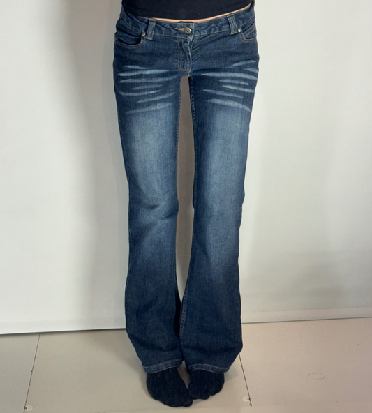 Lågmidjade jeans–stl: XS