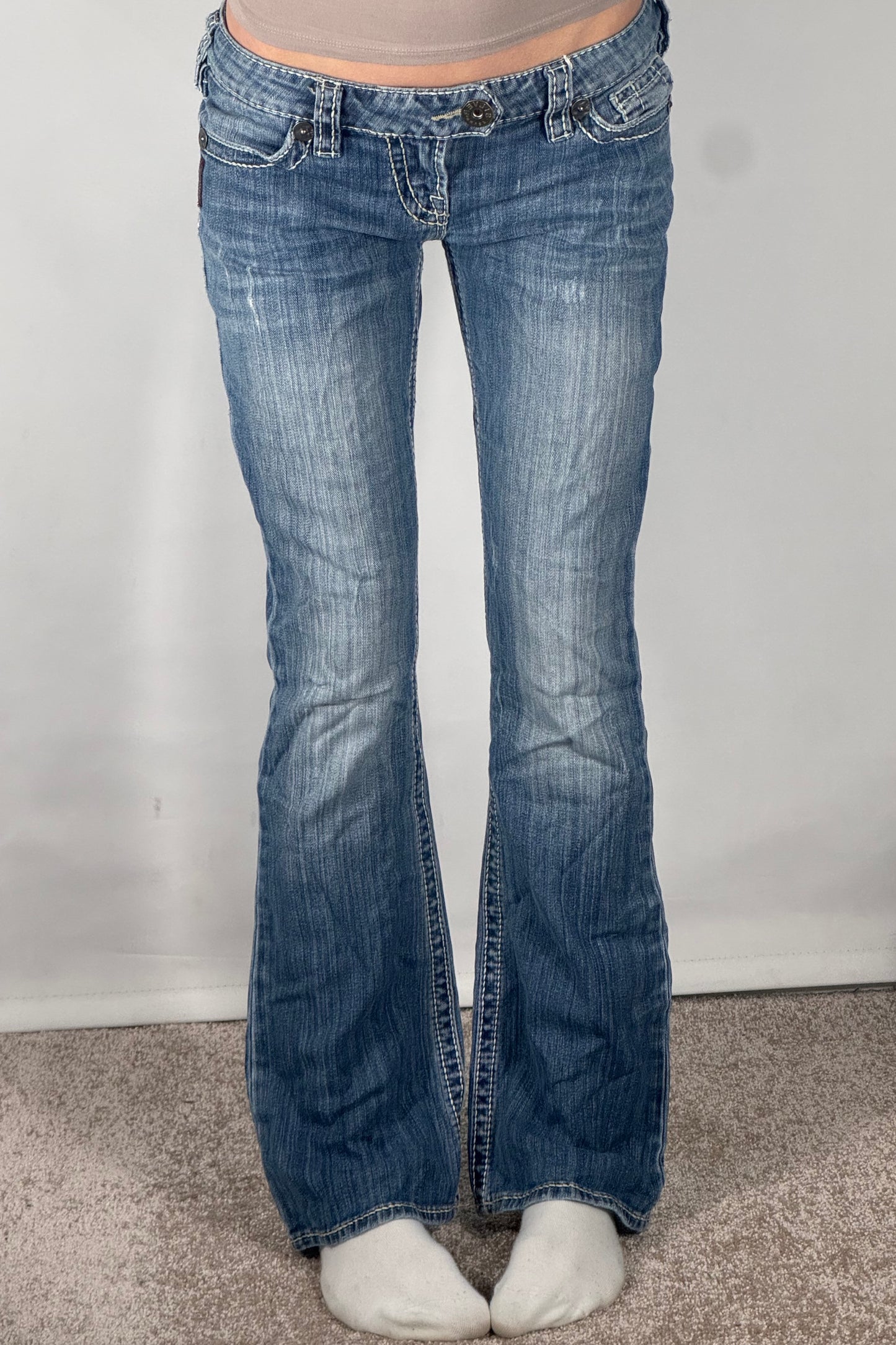 Lågmidjade jeans stl: S
