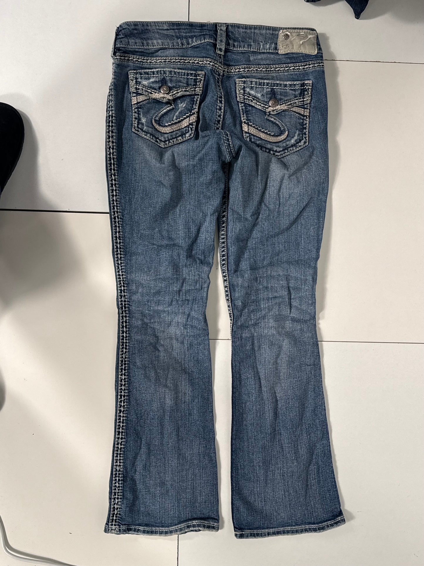 Lågmidjade jeans stl: S