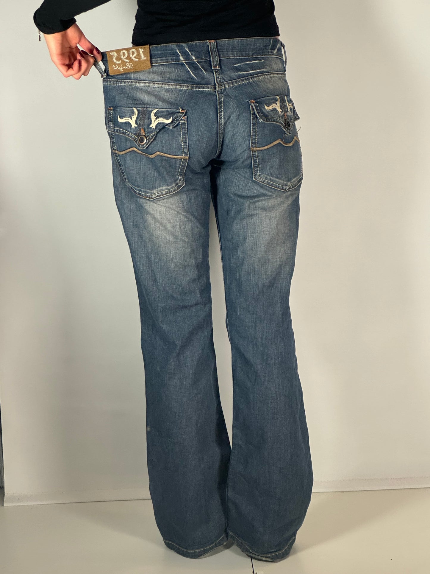 Lågmidjade jeans stl: M