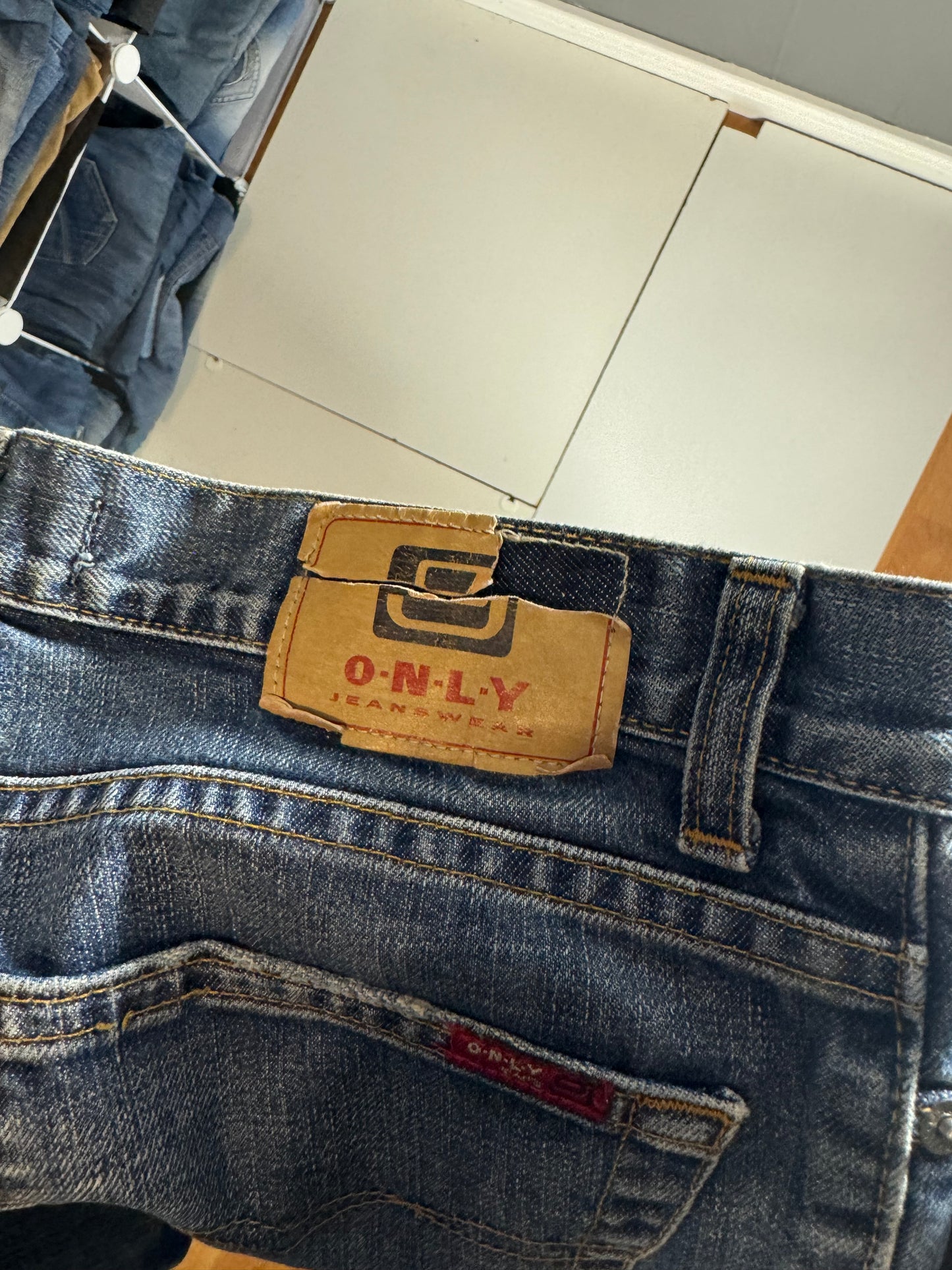 Lågmidjade jeans stl: S